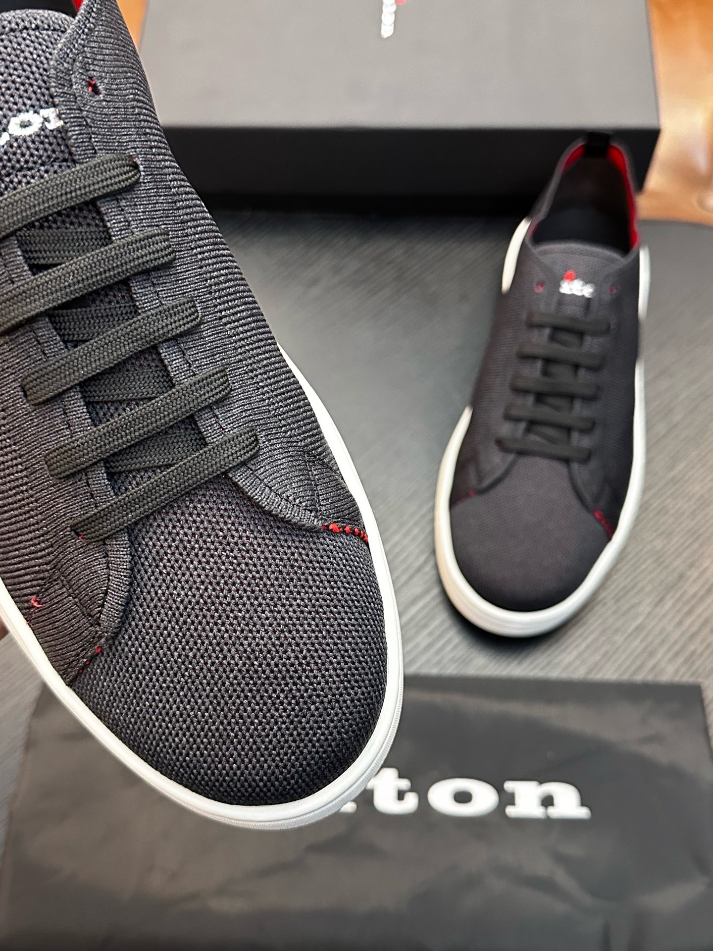 Кеды мужские Kiton FIT чёрного цвета
