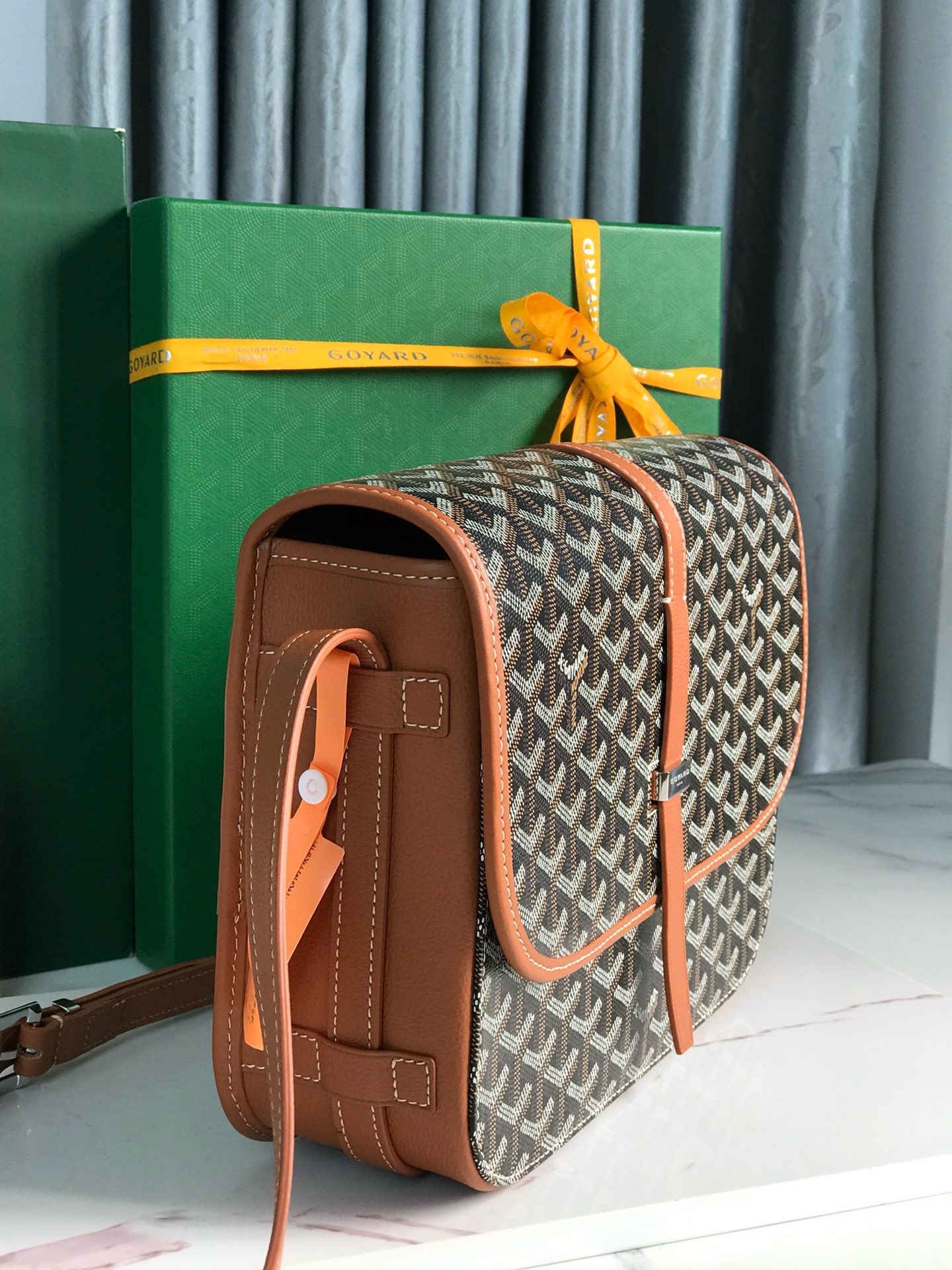 Сумка женская Goyard Belvédère II коричневого цвета