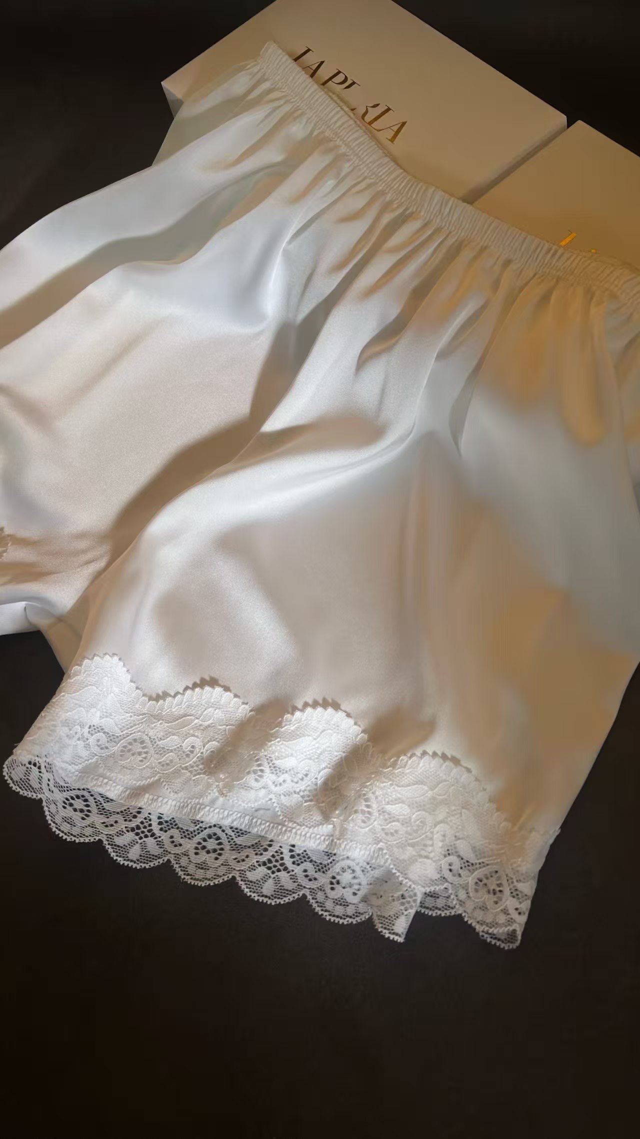 Шорты женские La Perla с кружевной отделкой домашние комплект из 3 шт
