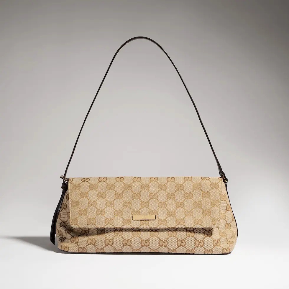 Сумка женская в стиле Gucci Generation бежевого цвета