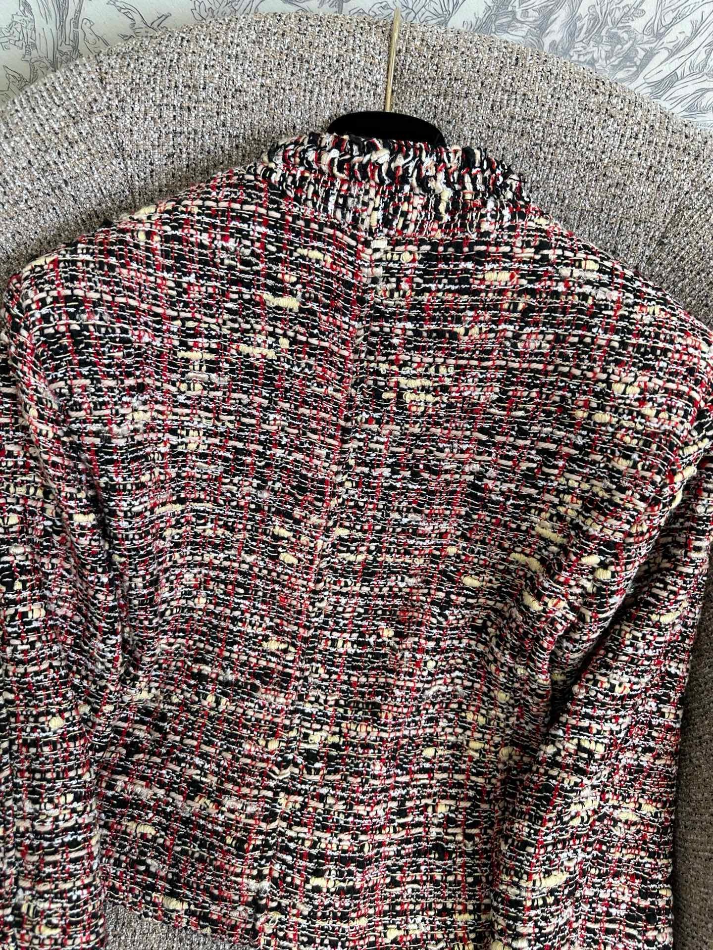Жакет женский Chanel из многоцветного твида