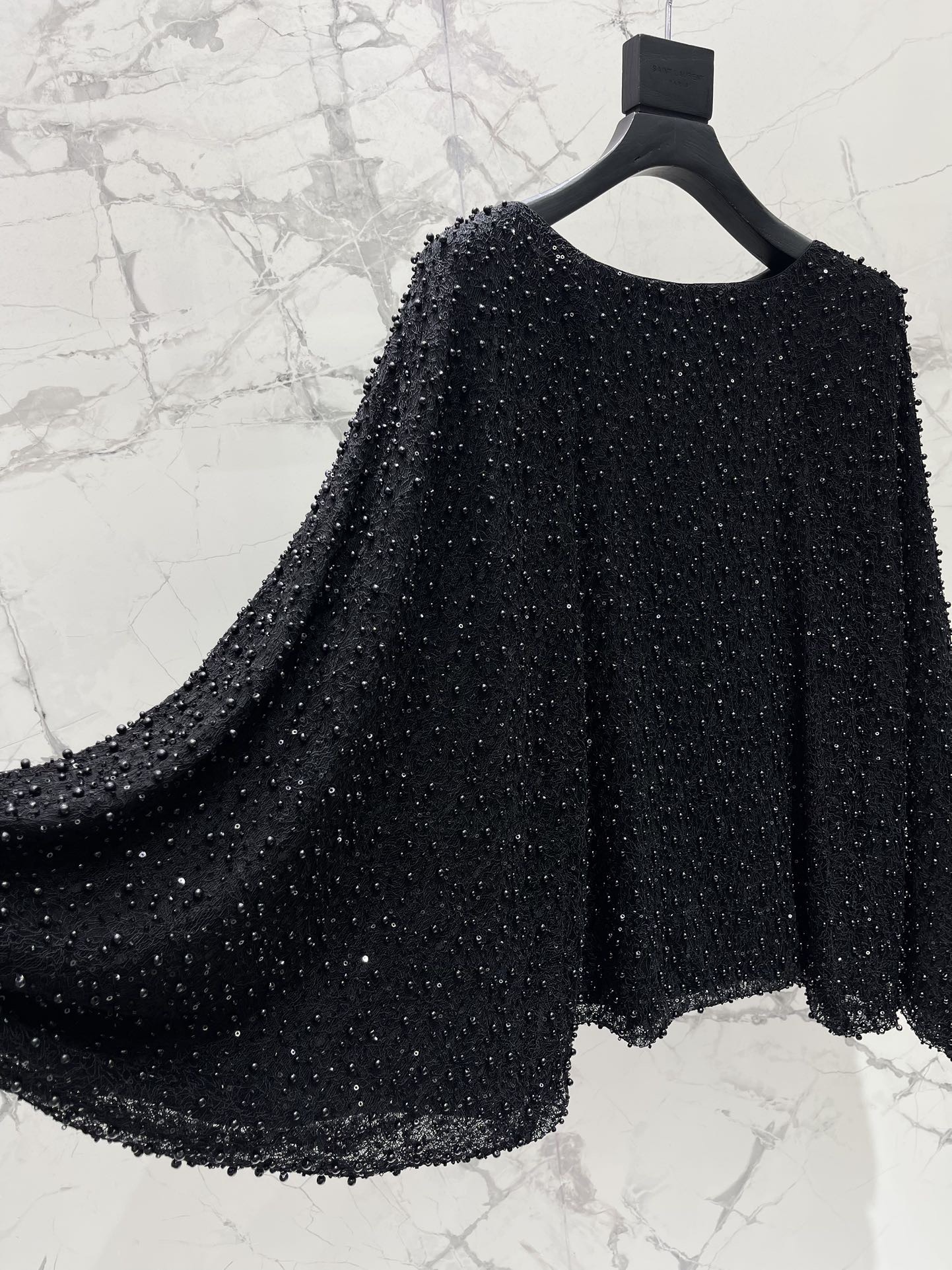 Блуза женская в стиле Saint Laurent чёрного цвета