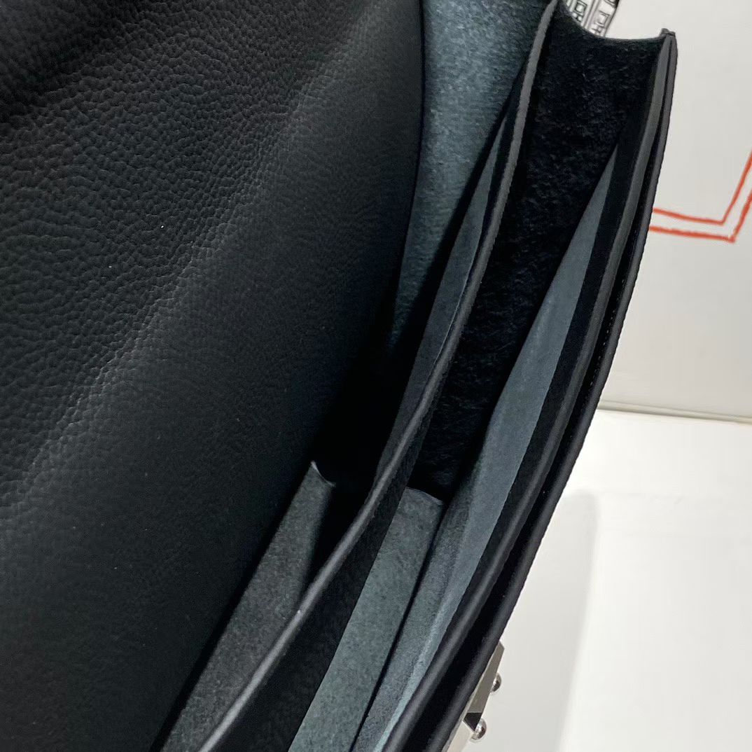 Портфель мужской Hermès Sac à Dépêches 38 чёрного цвета