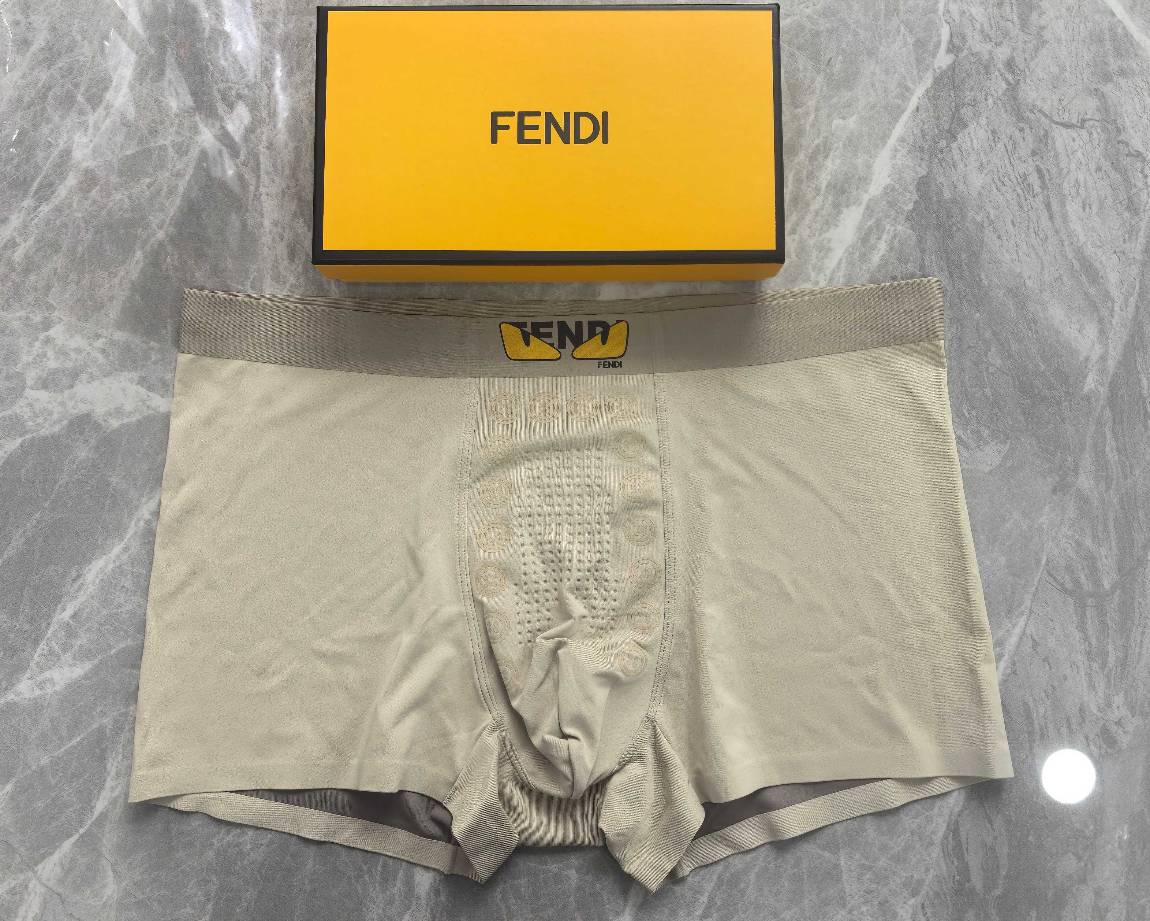 Трусы-боксеры мужские в стиле Fendi  (набор 3 шт.)