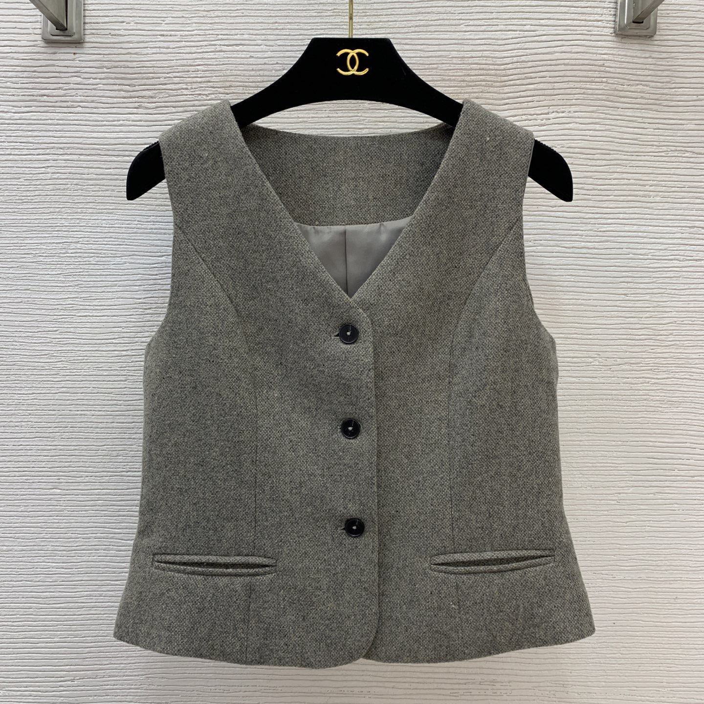 Костюм женский в стиле Saint Laurent тройка: жакет, жилет и юбка