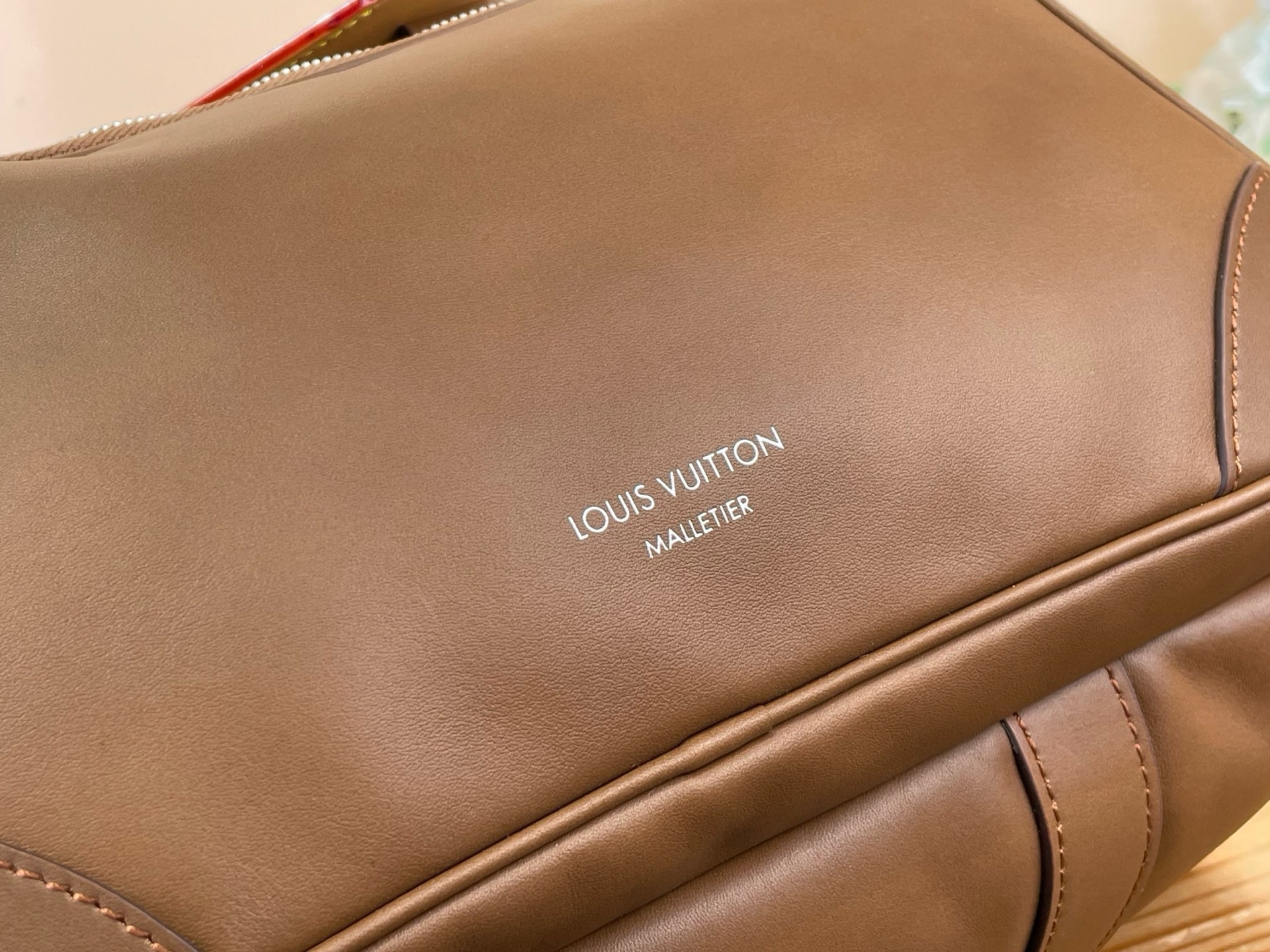 Сумка мужская Louis Vuitton Keepall Cargo Bandoulière 35 коричневого цвета