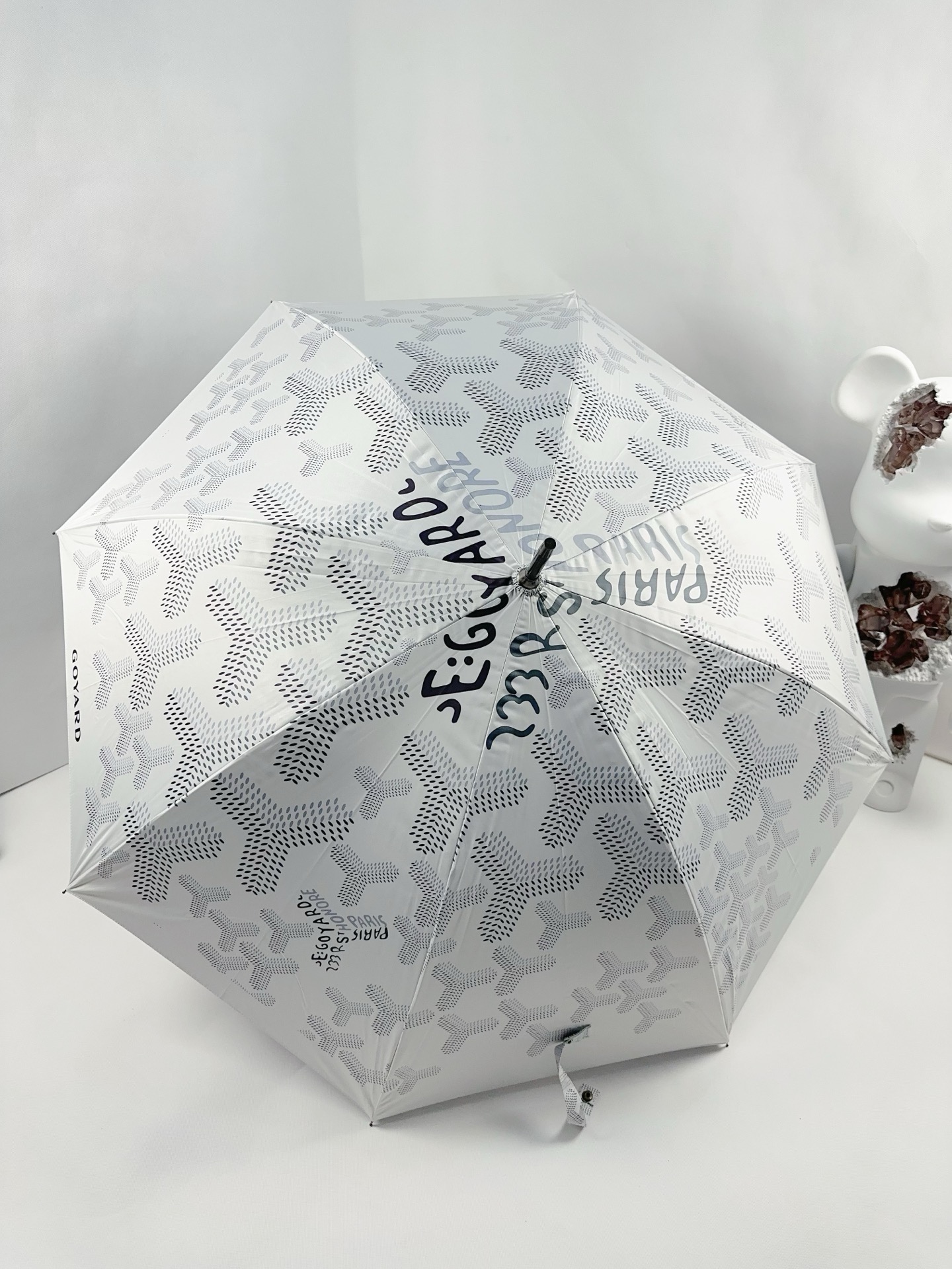 Зонт Goyard с фирменным принтом