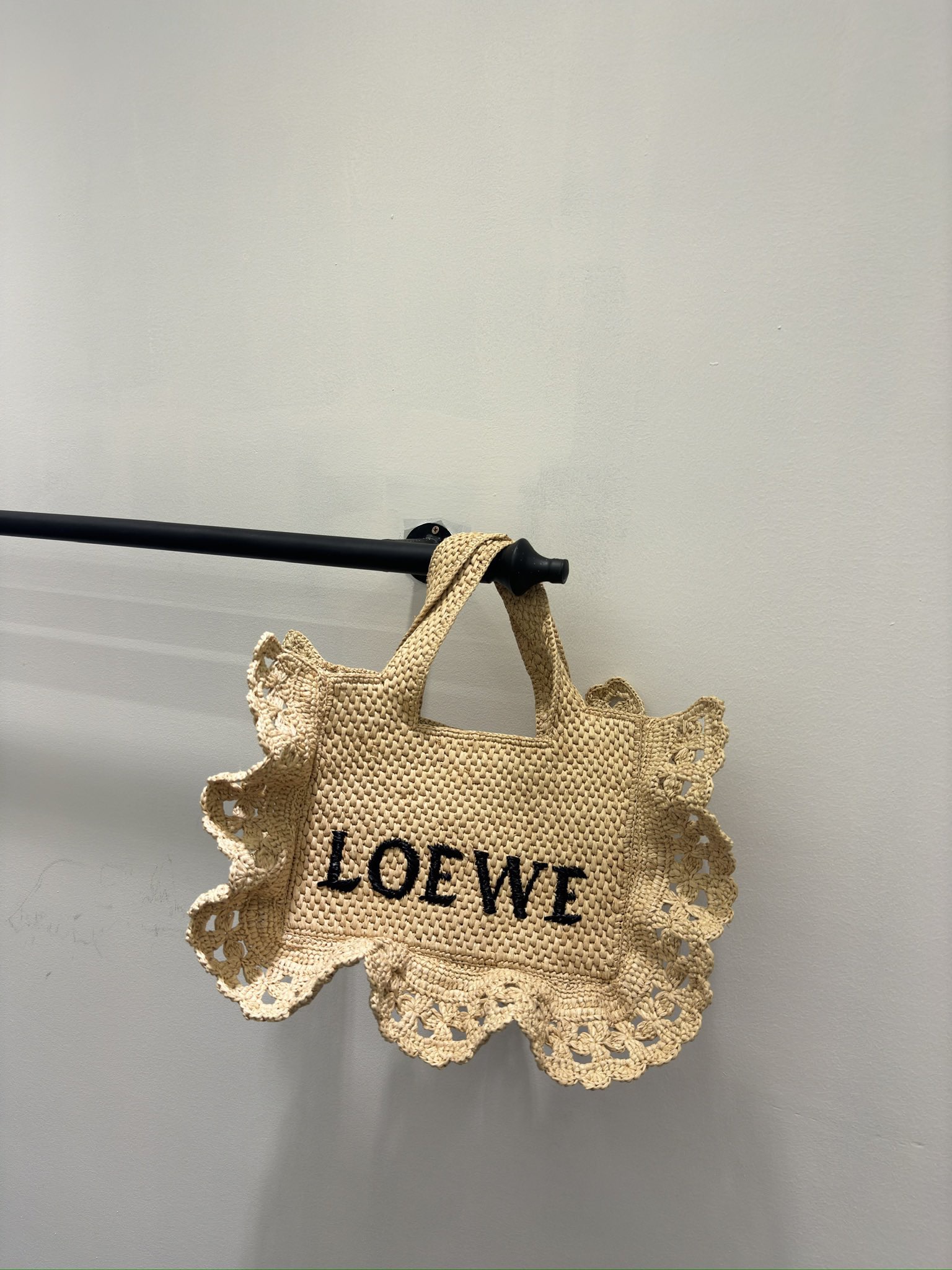 Сумка женская в стиле Loewe Tote  бежевого цвета
