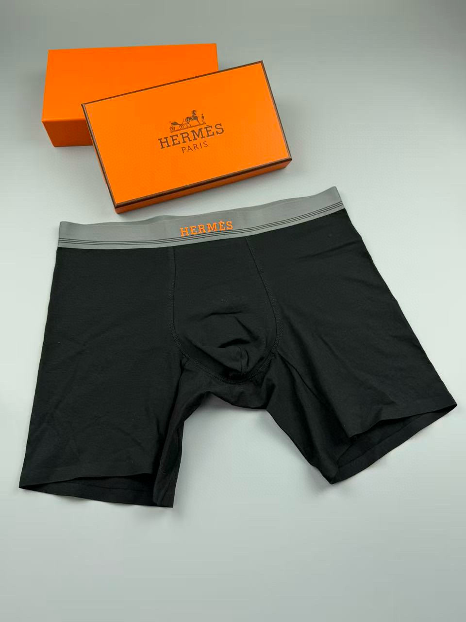 Трусы-боксеры мужские в стиле Hermès  (набор 3 шт.) 