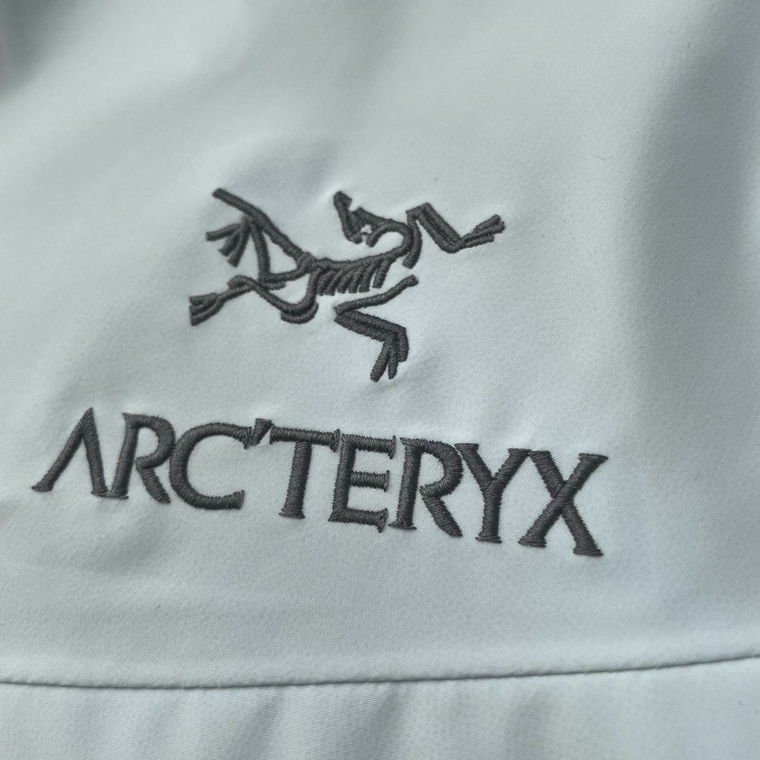 Куртка мужская Arc’teryx Alpha SV из мембранной ткани GORE-TEX Pro синего цвета с капюшоном