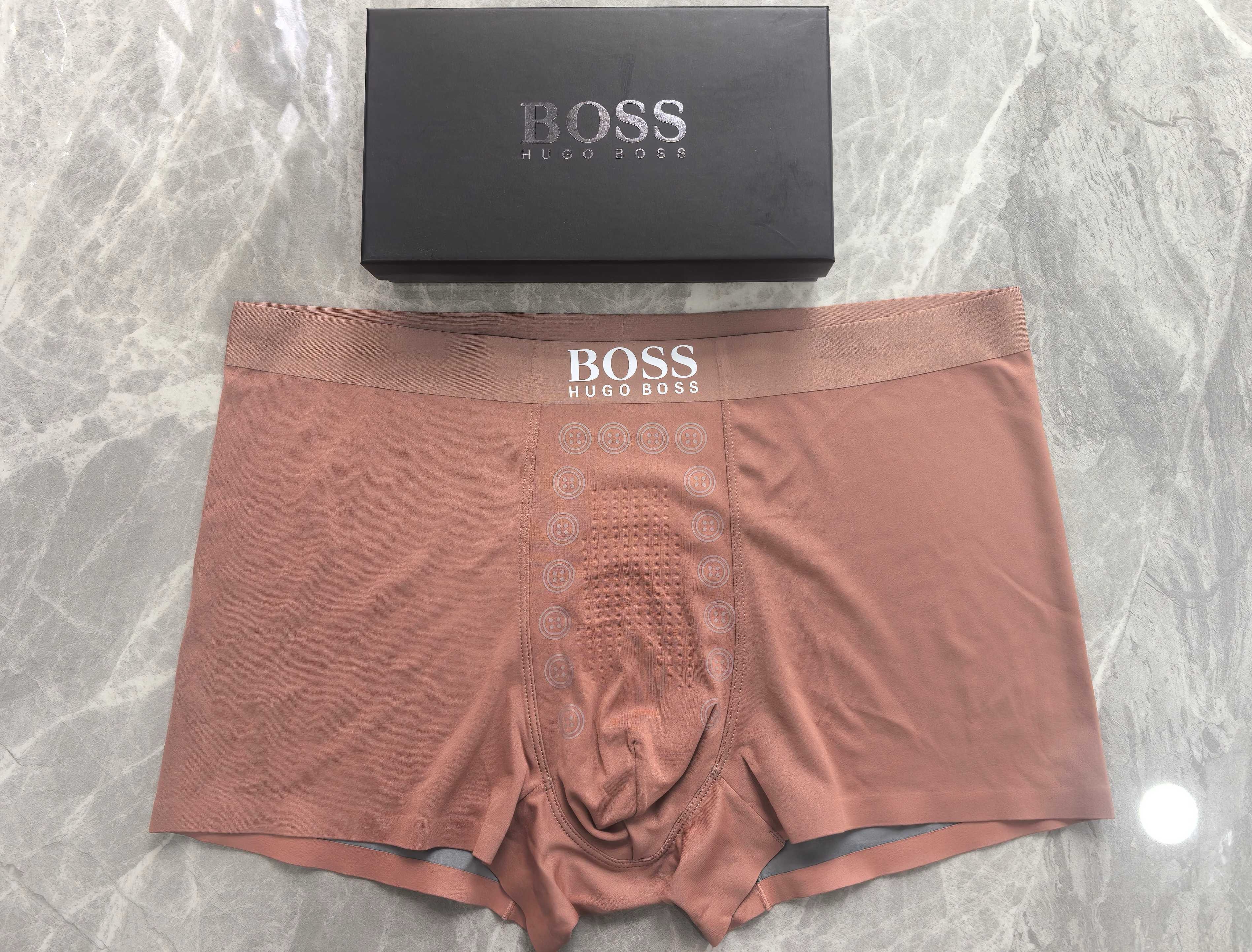 Трусы-боксеры мужские в стиле BOSS (набор 3 шт.)