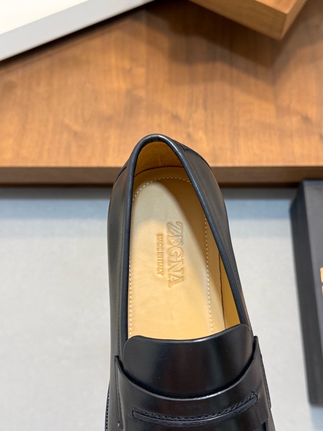 Лоферы мужские Zegna Lace черного цвета