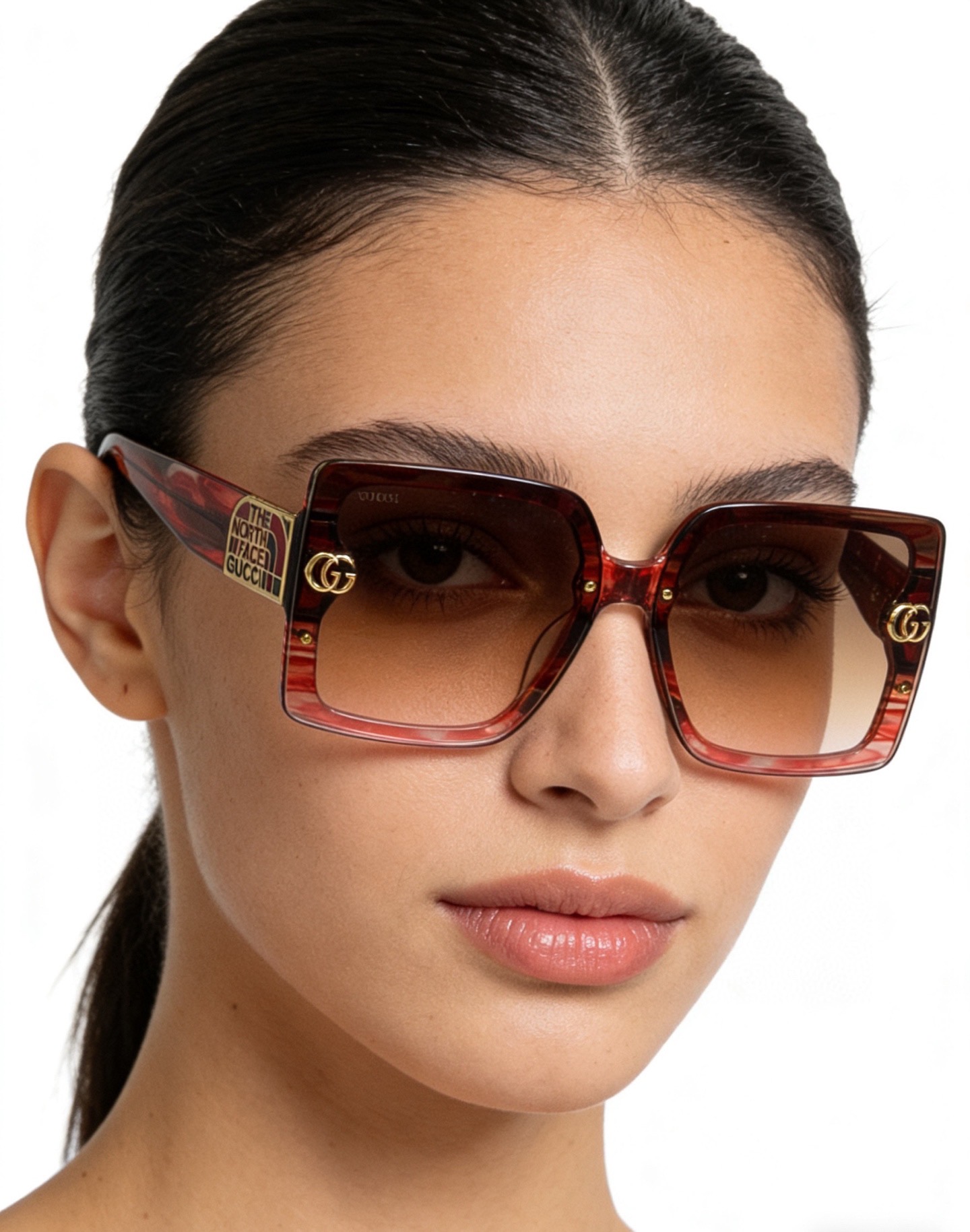 Очки солнцезащитные женские в стиле Gucci