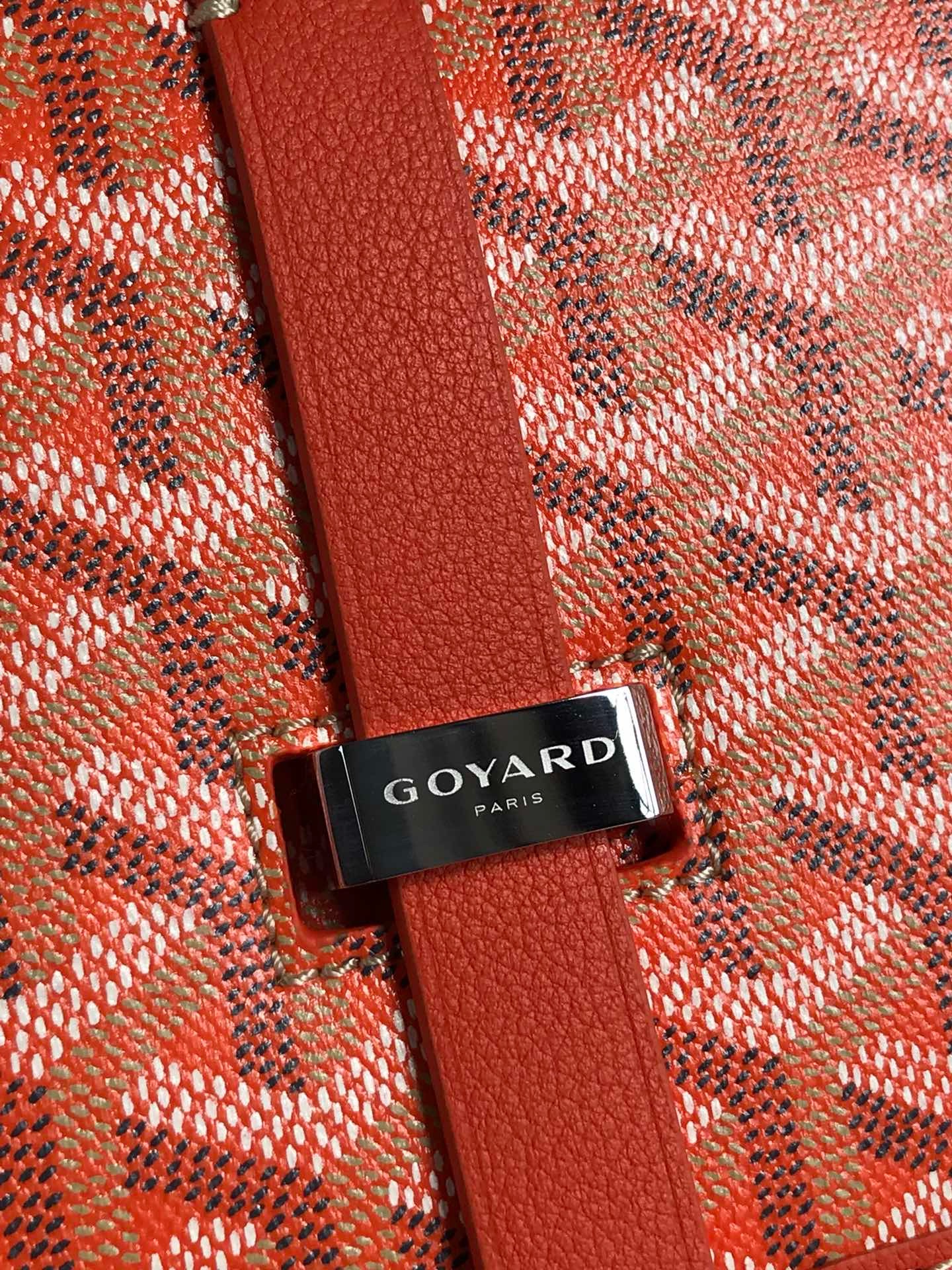 Сумка женская Goyard Belvédère II оранжевого цвета