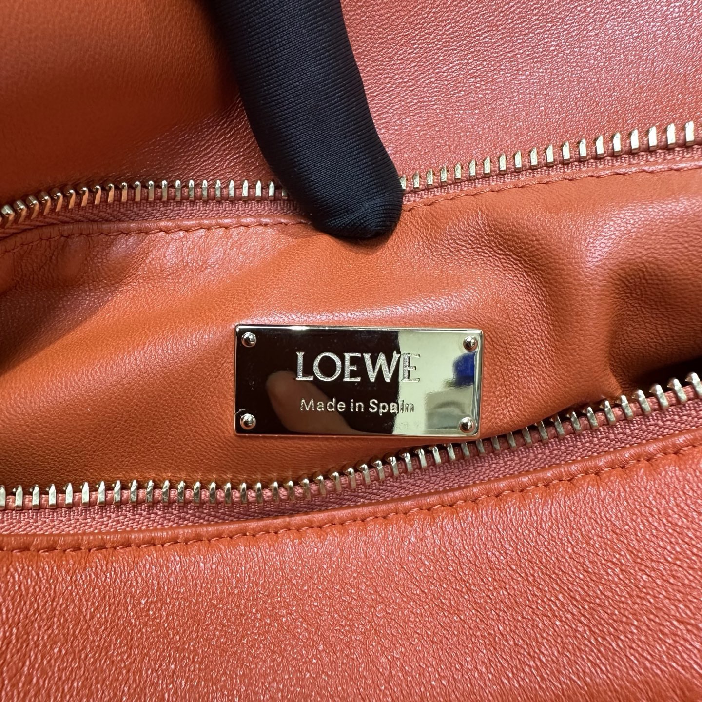 Сумка женская в стиле Loewe Puzzle оранжевого цвета