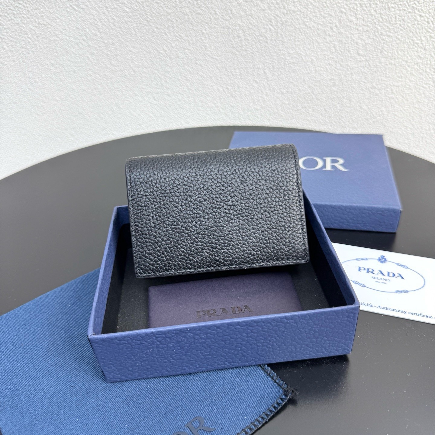 Картхолдер Dior Marcie чёрного цвета