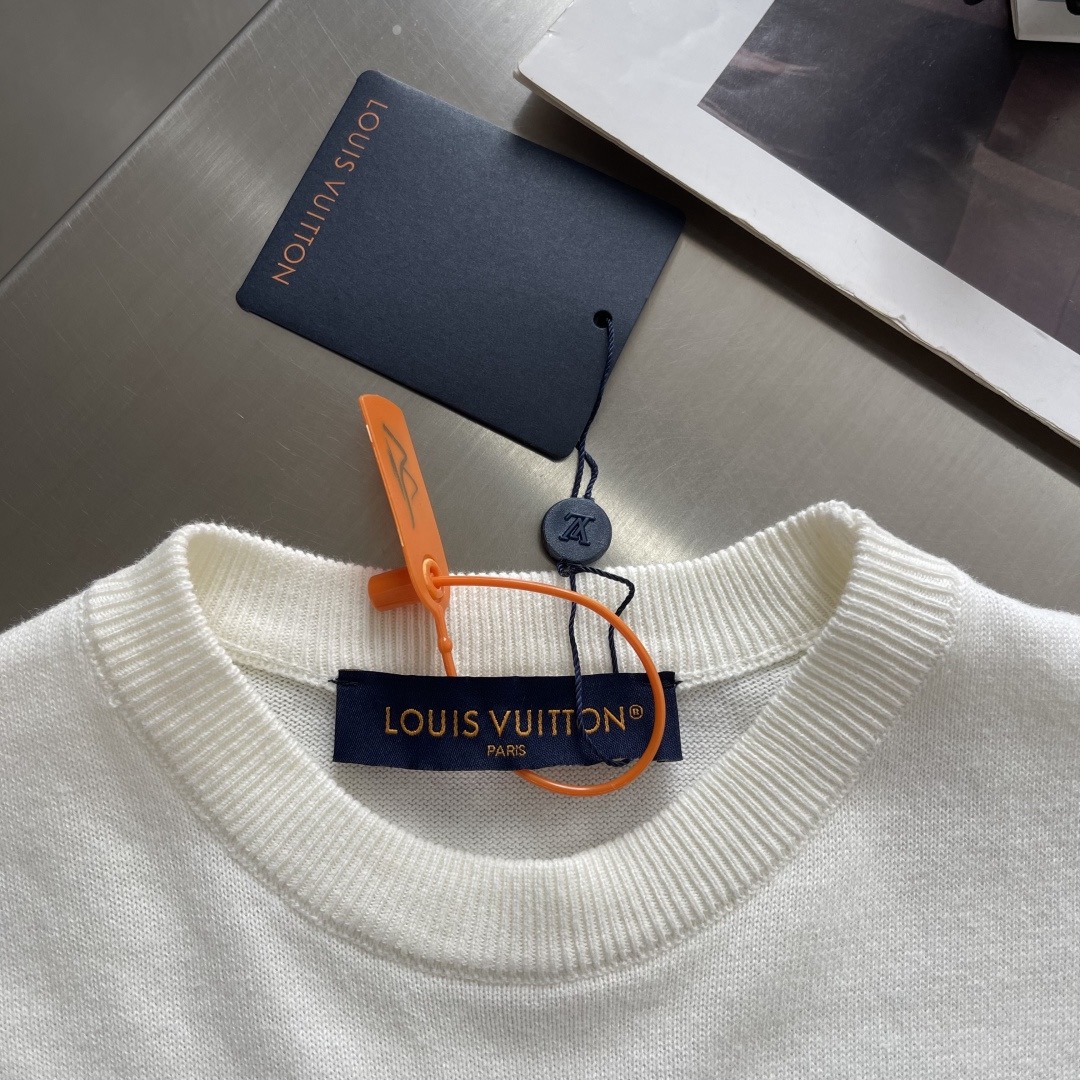 Футболка мужская в стиле Louis Vuitton с жаккардовым принтом Trunk