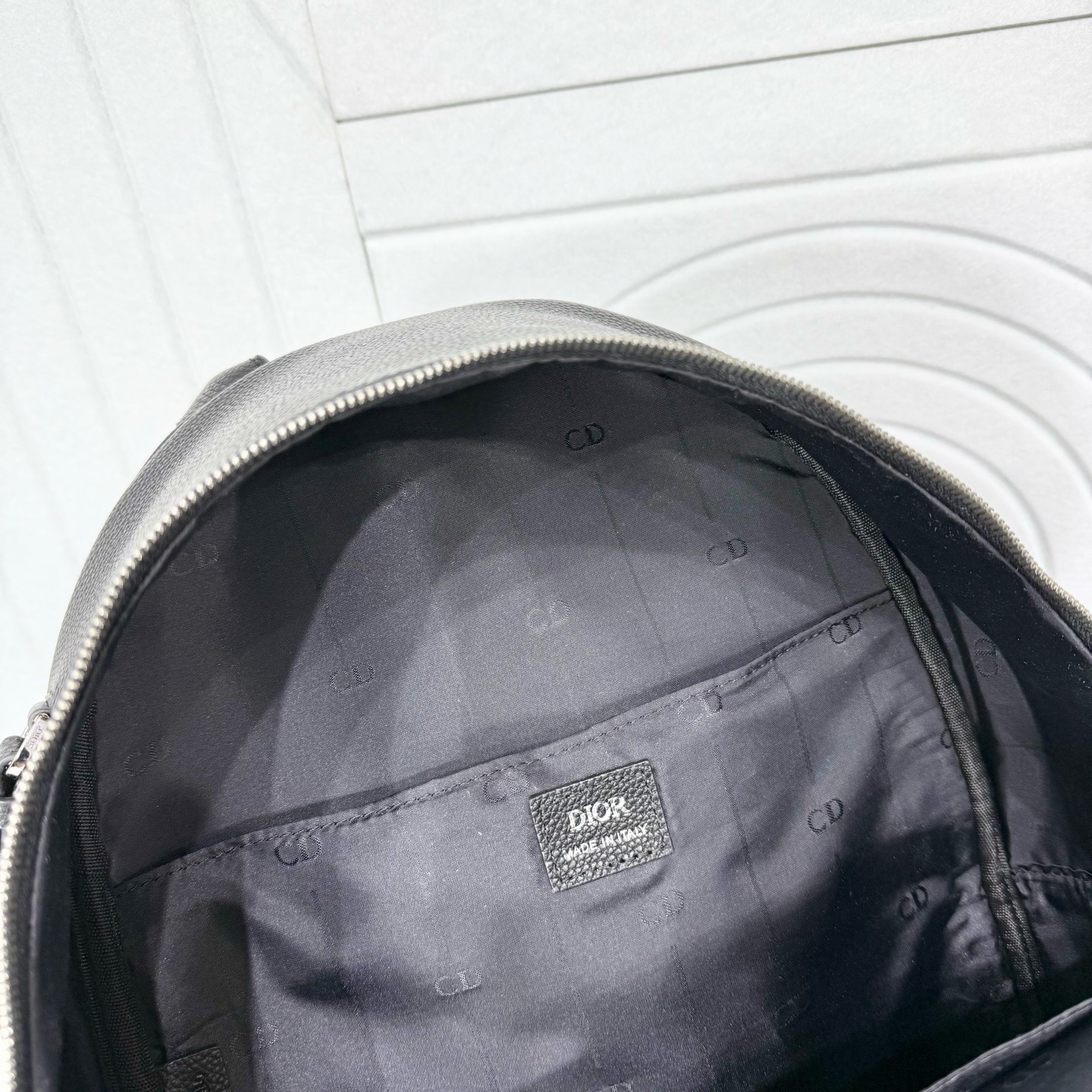 Рюкзак мужской Dior CD Icon чёрного цвета