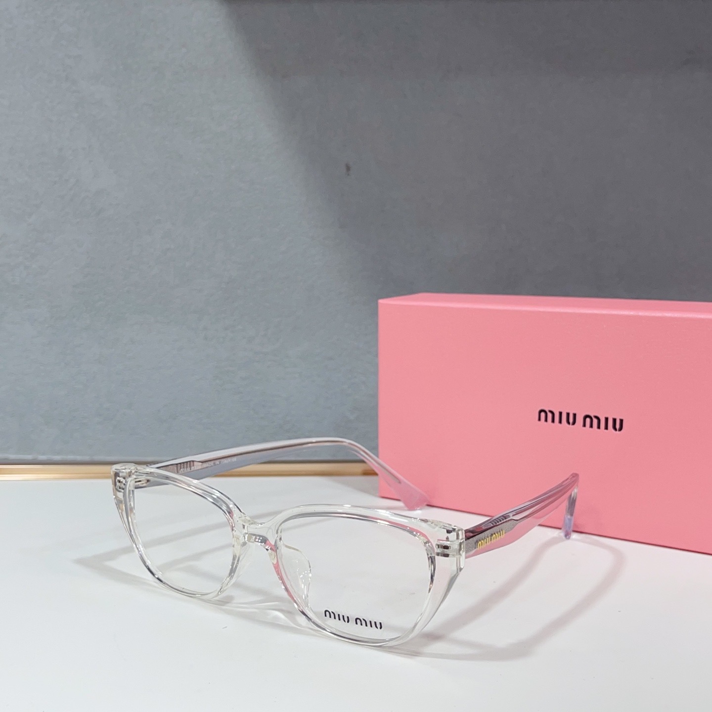 Очки женские в стиле Miu Miu прямоугольной формы