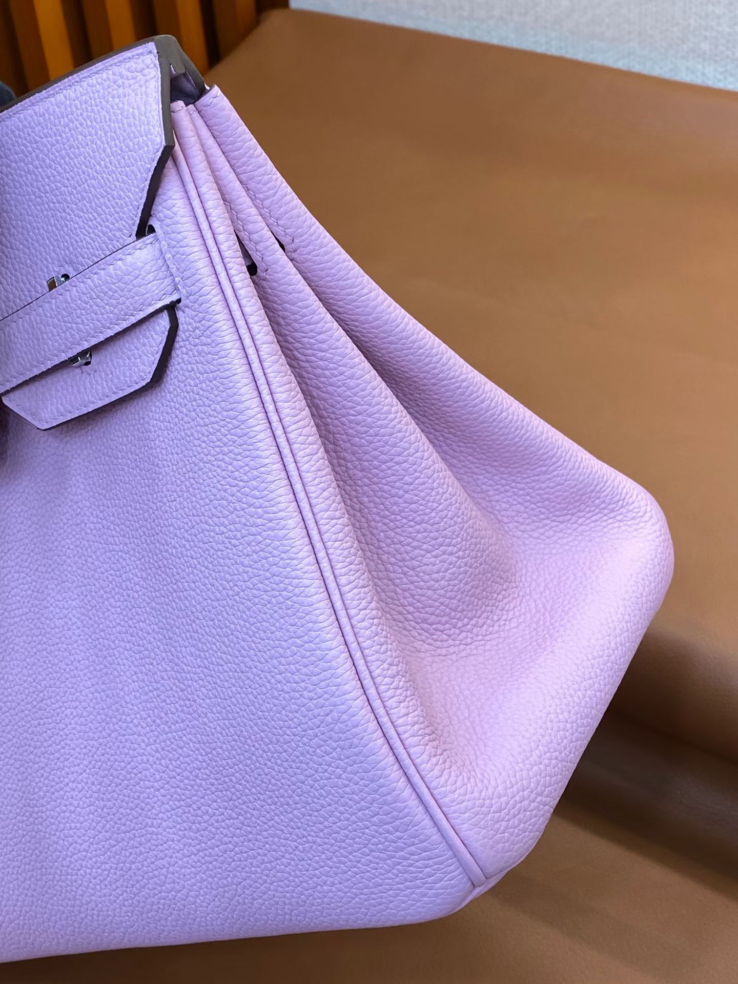 Сумка женская Hermès Birkin 30 лавандового цвета