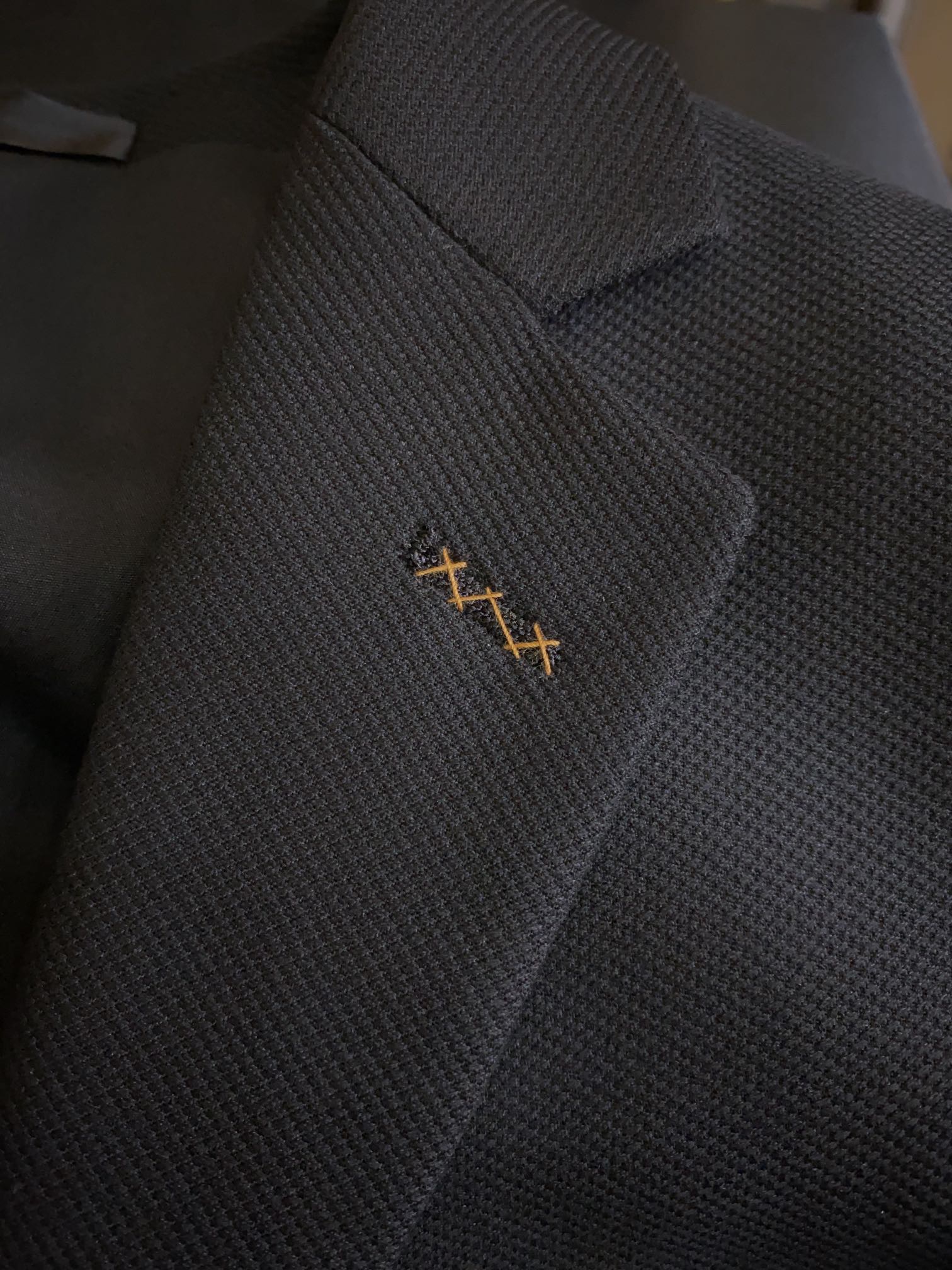 Костюм мужской в стиле Ermenegildo Zegna черного цвета (пиджак + брюки)