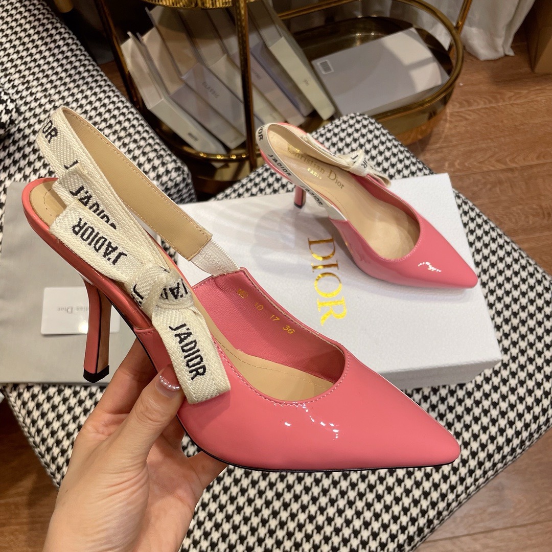 Туфли женские Dior J’Adior розового цвета