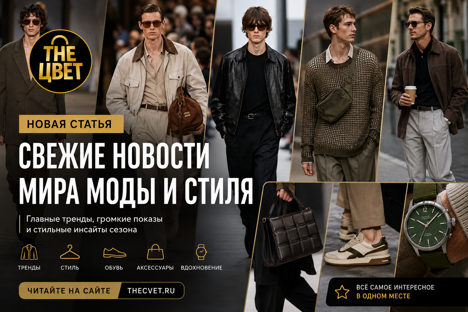 Мужская мода меняет курс: меньше мешковатости, больше характера