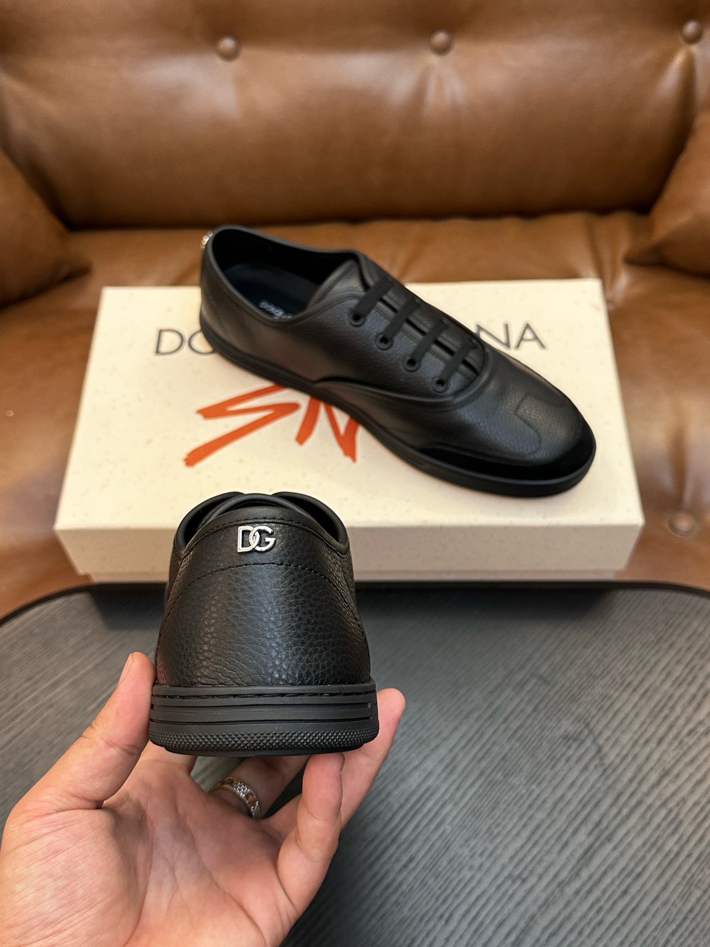 Кеды мужские Dolce & Gabbana DG Cushion черного цвета