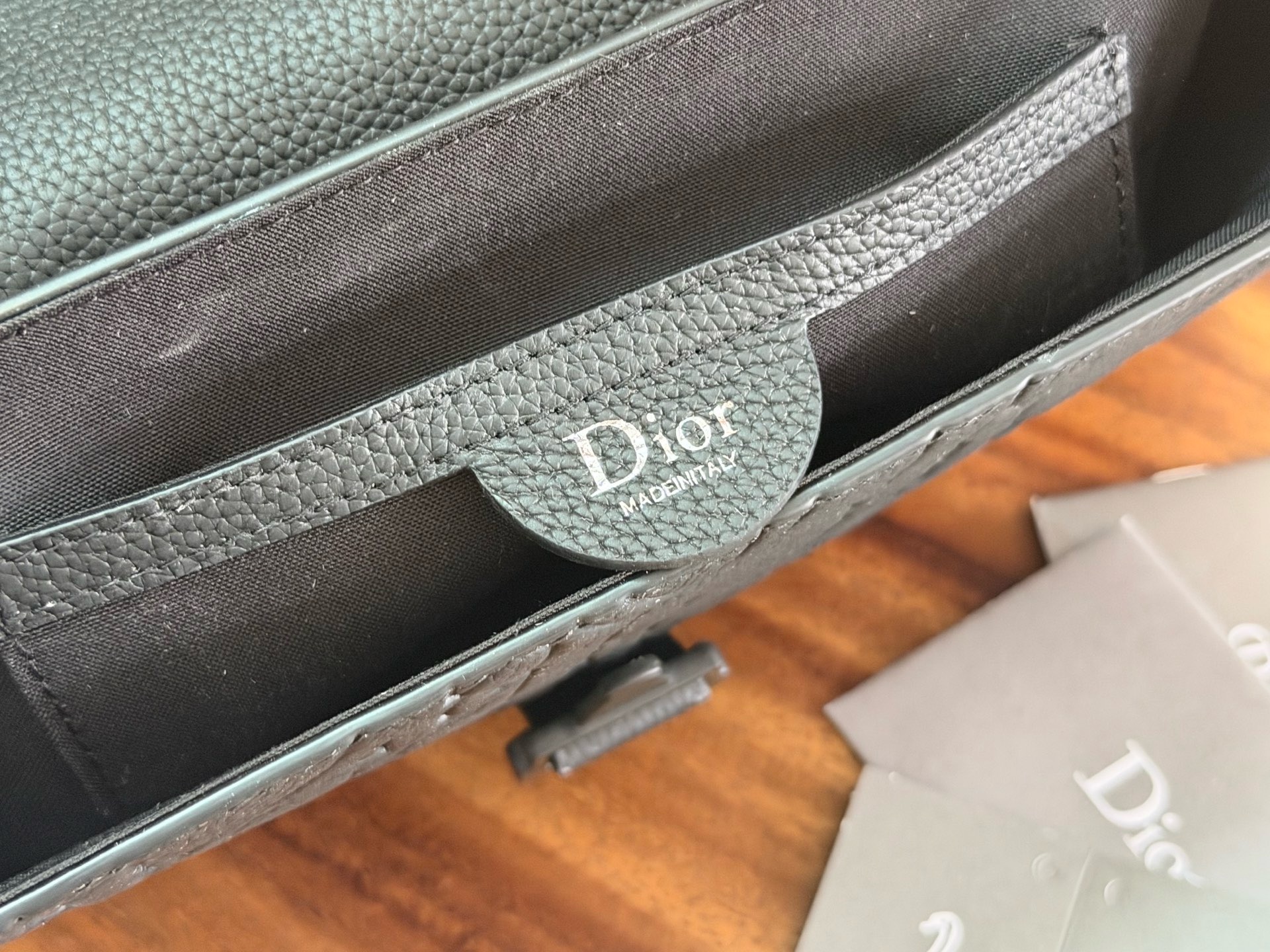 Сумка мужская Dior Gravity чёрного цвета