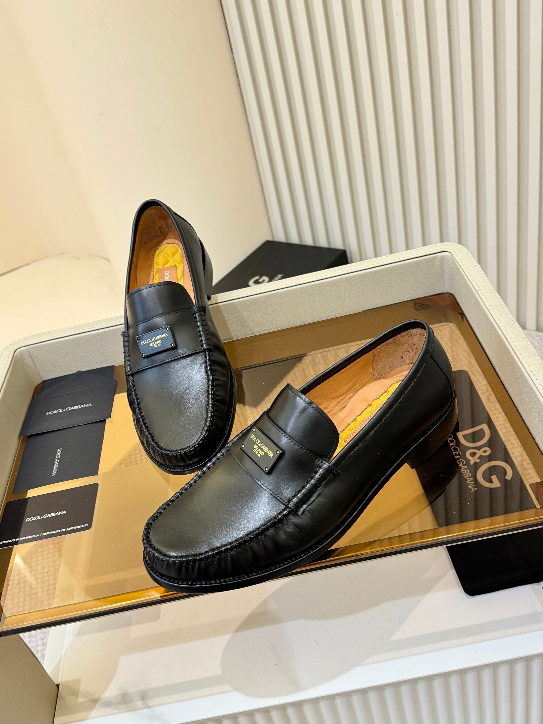 Лоферы мужские Dolce & Gabbana чёрного цвета