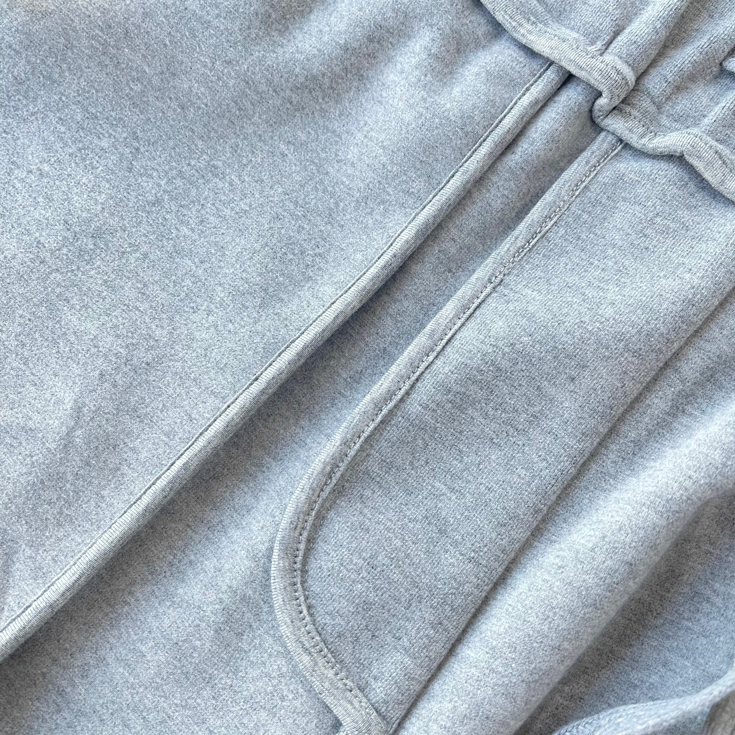 Брюки мужские в стиле Brunello Cucinelli модель Straight Fit из шерстяного трикотажа серого цвета