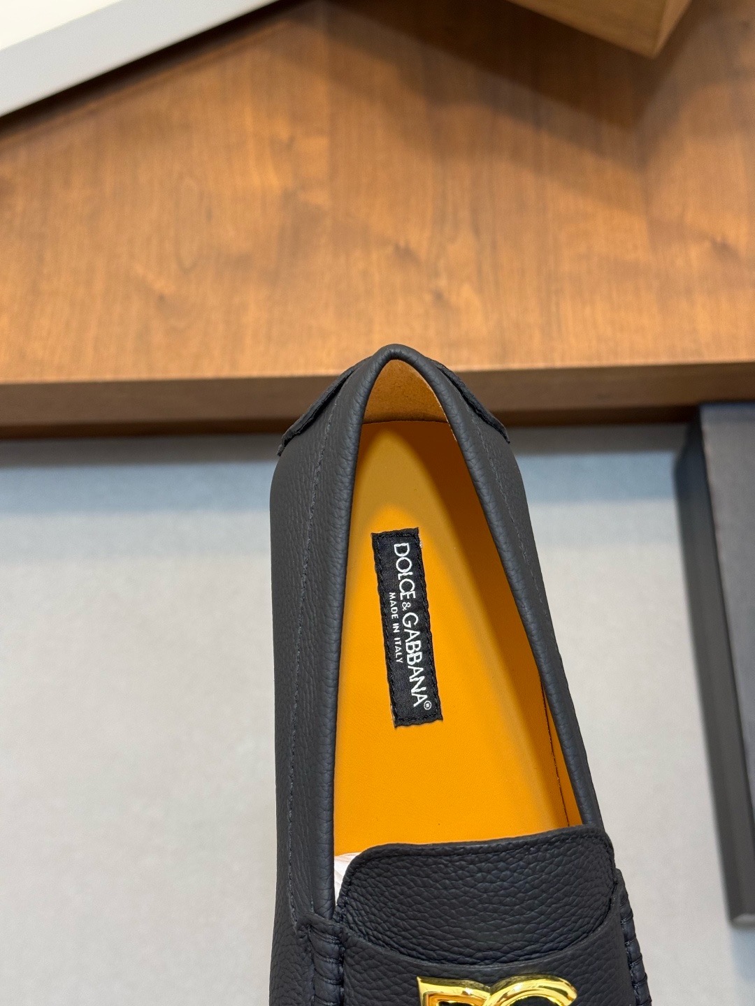 Мокасины мужские Dolce & Gabbana DG Driver чёрного цвета
