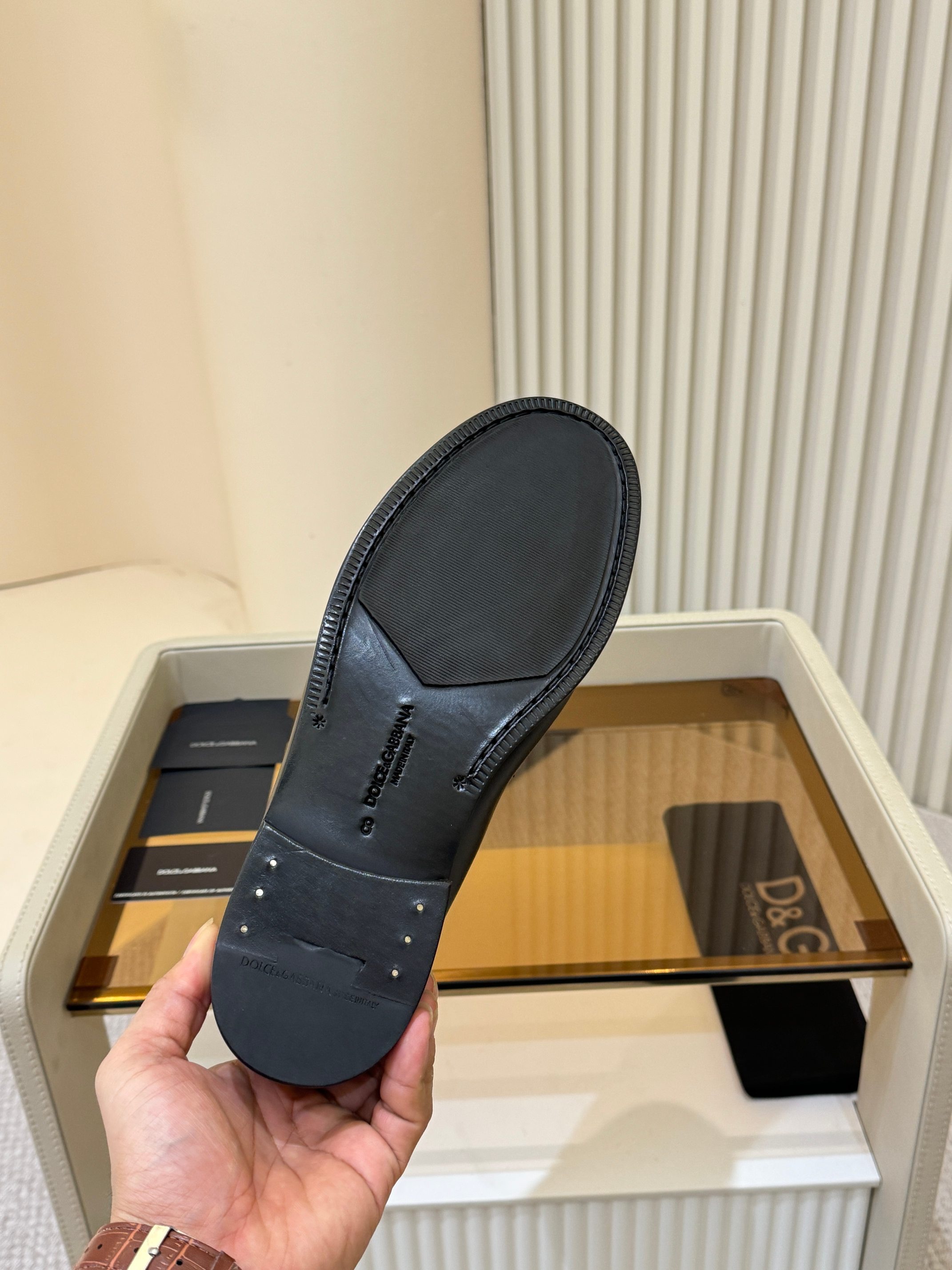 Лоферы мужские Dolce & Gabbana чёрного цвета