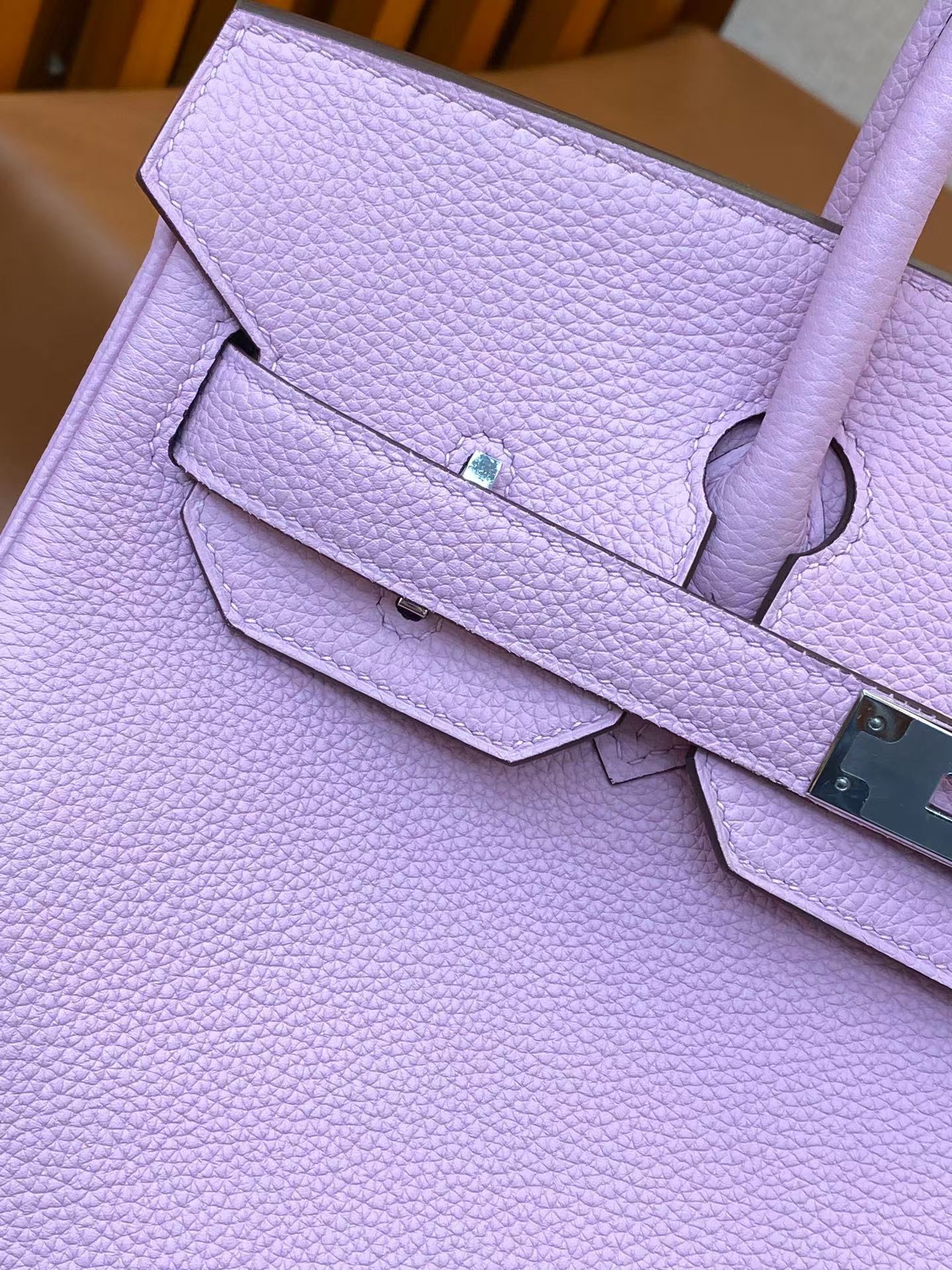 Сумка женская Hermès Birkin 30 лавандового цвета