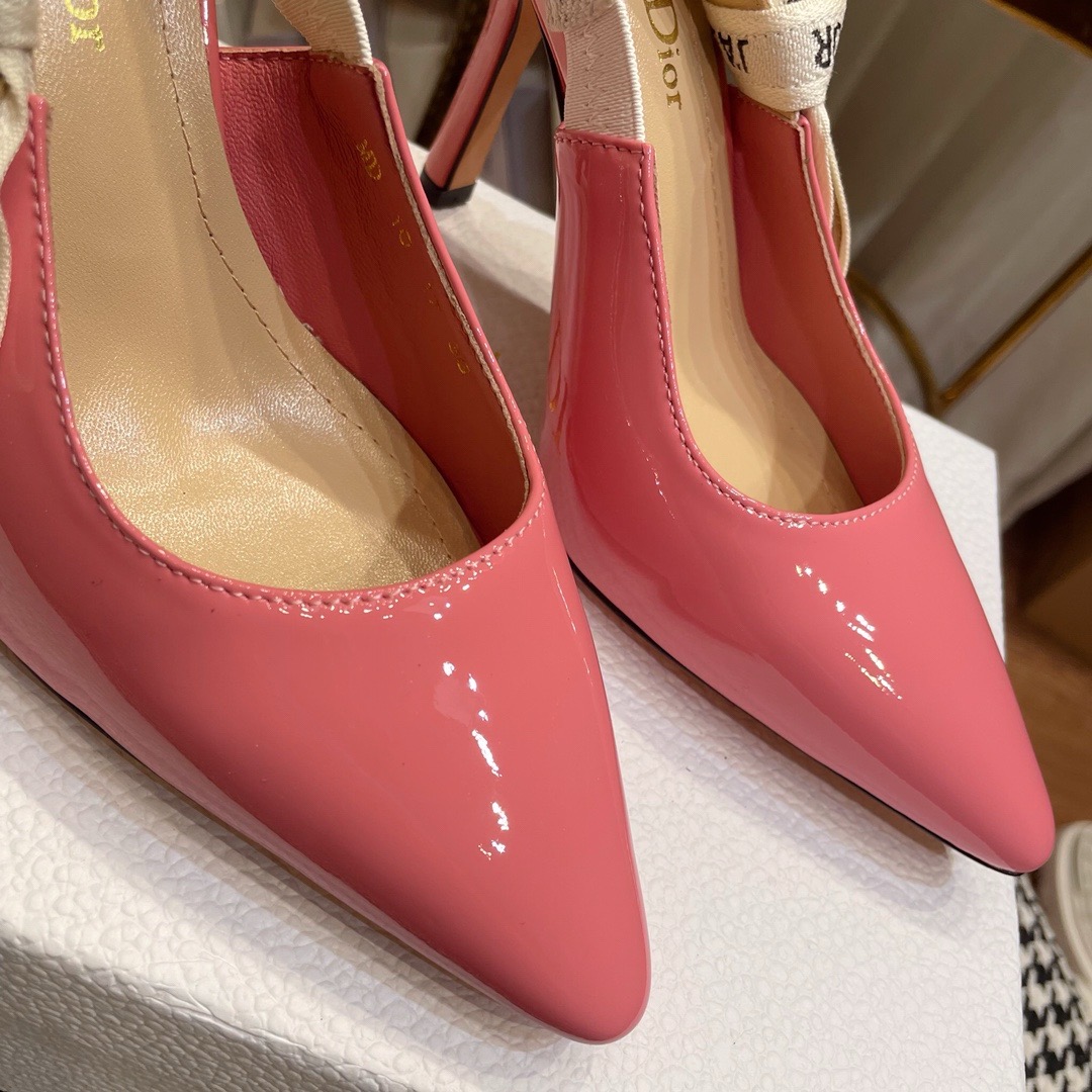 Туфли женские Dior J’Adior розового цвета