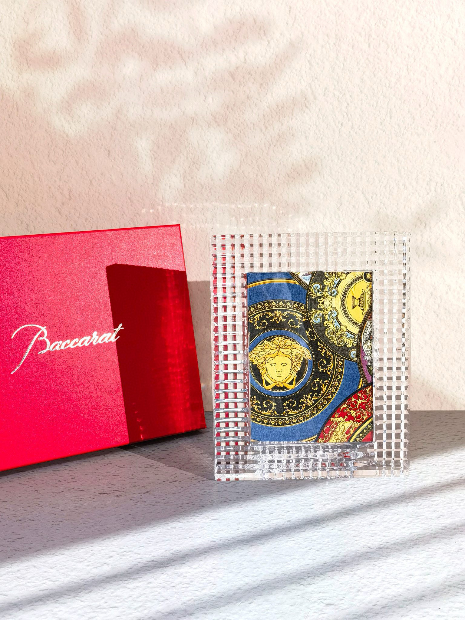 Хрустальная фоторамка в стиле Baccarat Brilliant Series, прозрачная