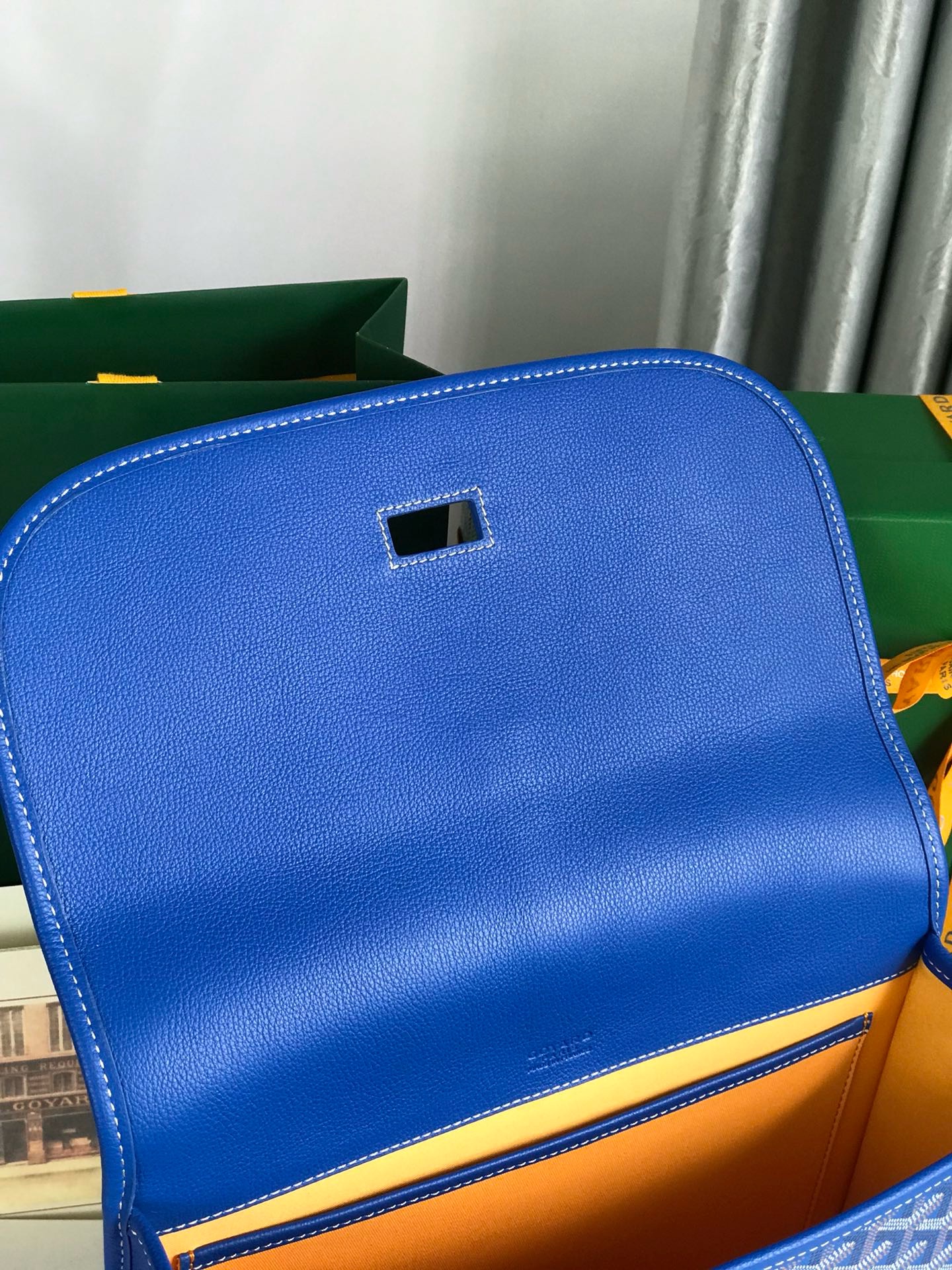 Сумка женская Goyard Belvédère II синего цвета