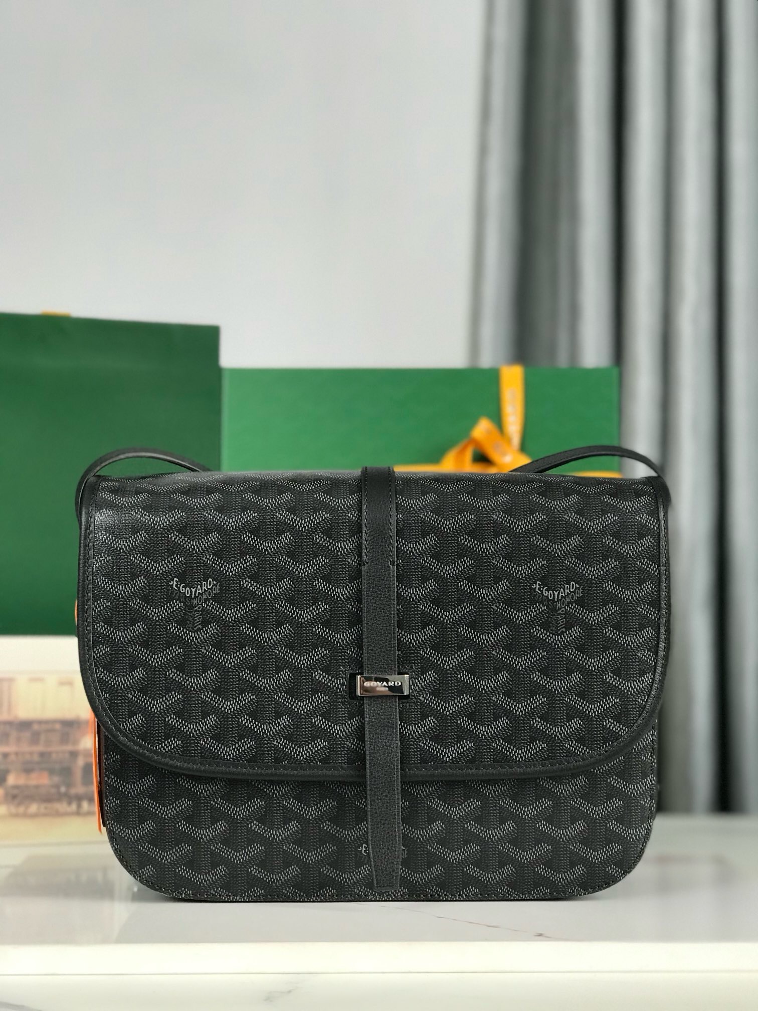 Сумка женская Goyard Belvédère II чёрного цвета