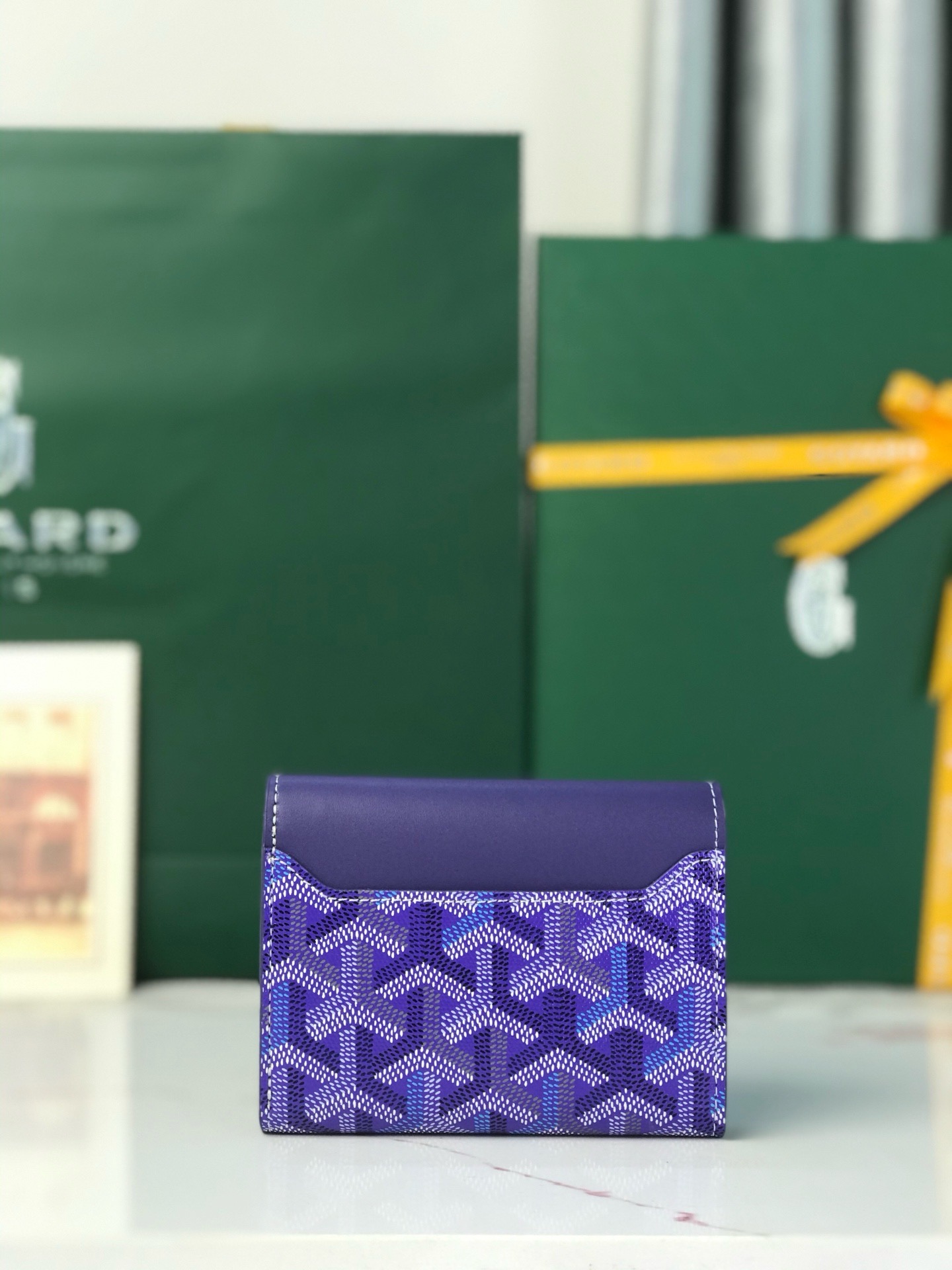Кошелёк Goyard Saint-Gabriel Multicolour фиолетового цвета