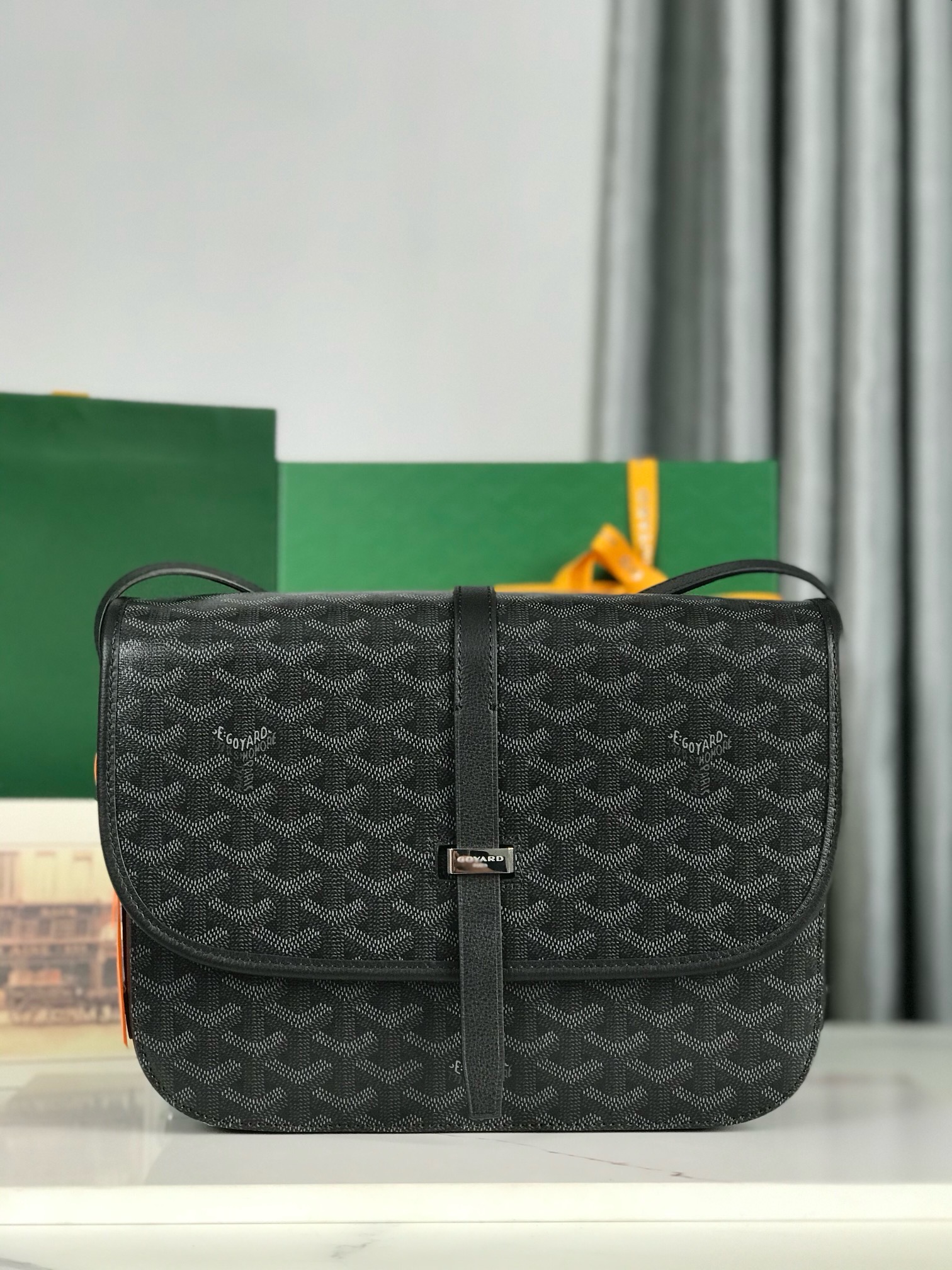 Сумка женская Goyard Belvédère II чёрного цвета
