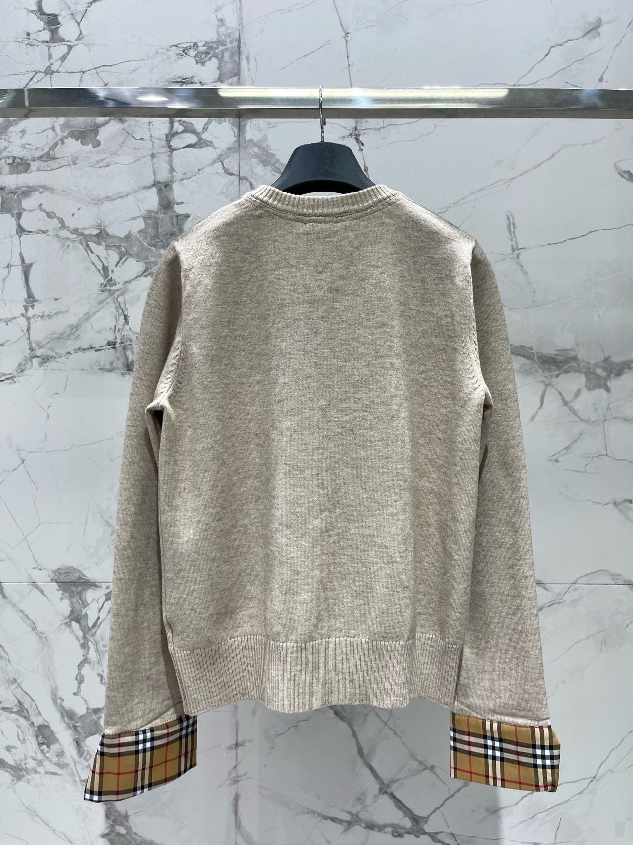 Кардиган женский Burberry EKD Cotton Wool Cardigan бежевого цвета