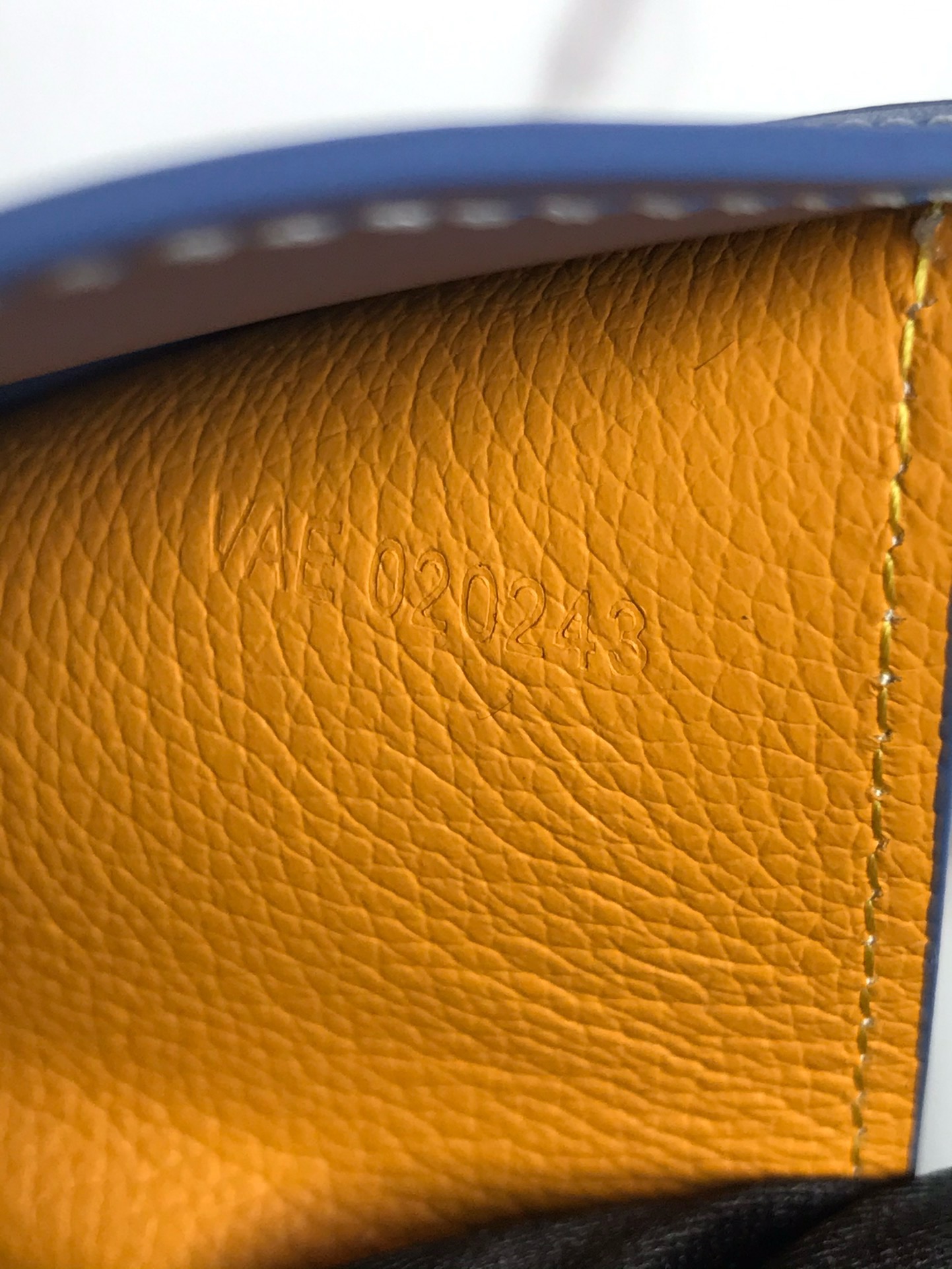 Кошелёк Goyard Saint-Gabriel синего цвета