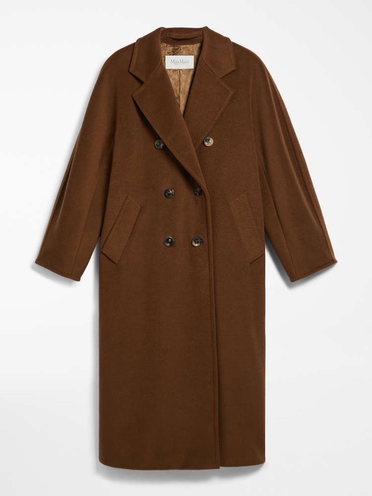 Пальто женское в стиле Max Mara Anne-Marie Beretta коричневого цвета