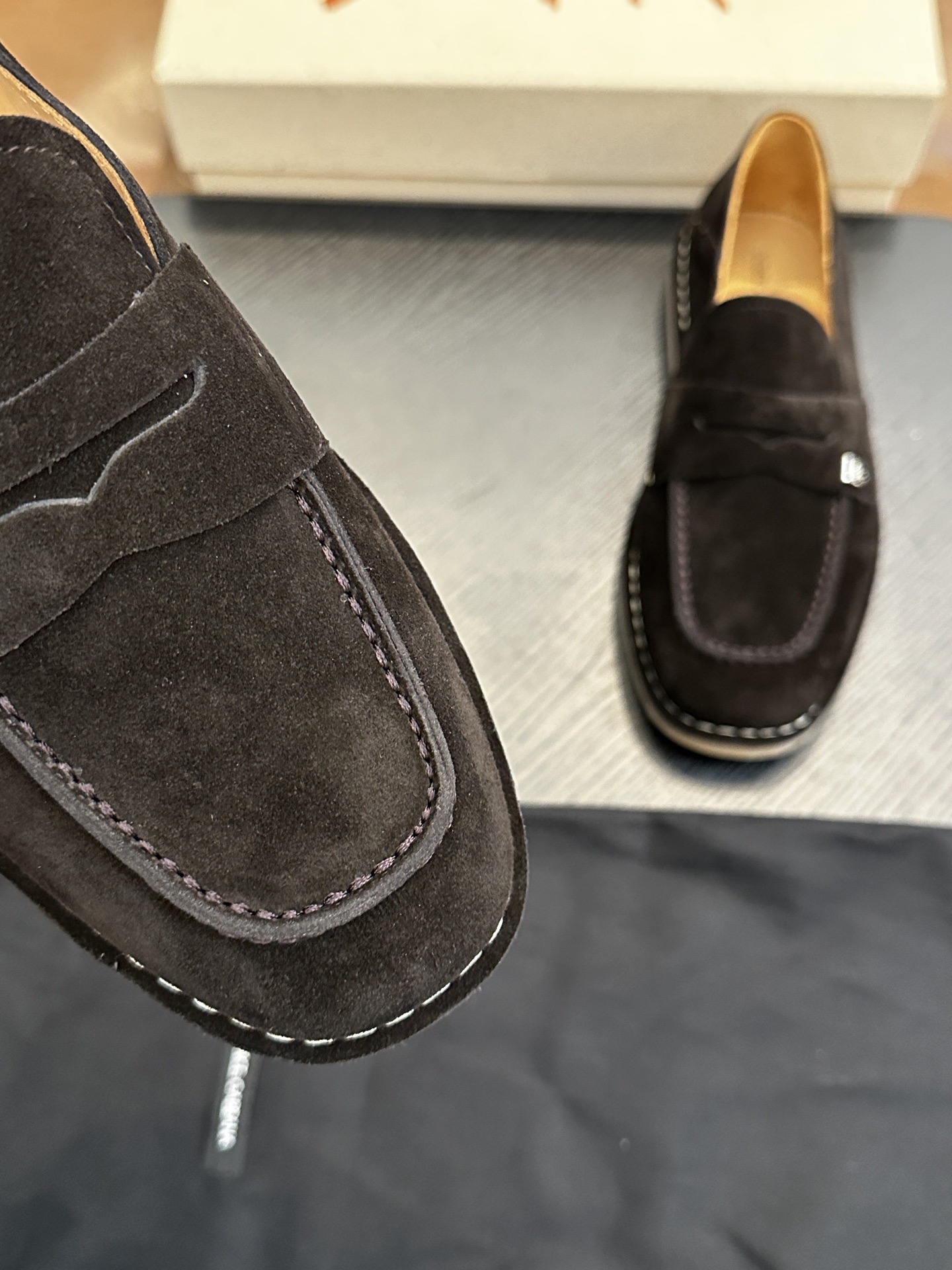 Лоферы мужские в стиле Dolce & Gabbana New Florio чёрного цвета