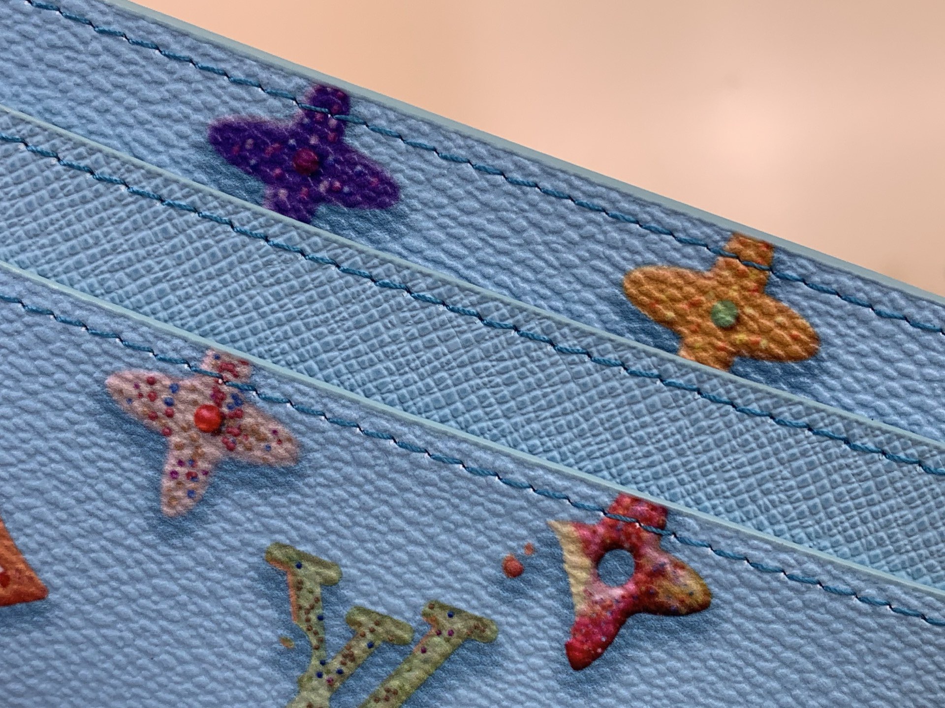 Картхолдер унисекс в стиле Louis Vuitton Double Monogram Donuts