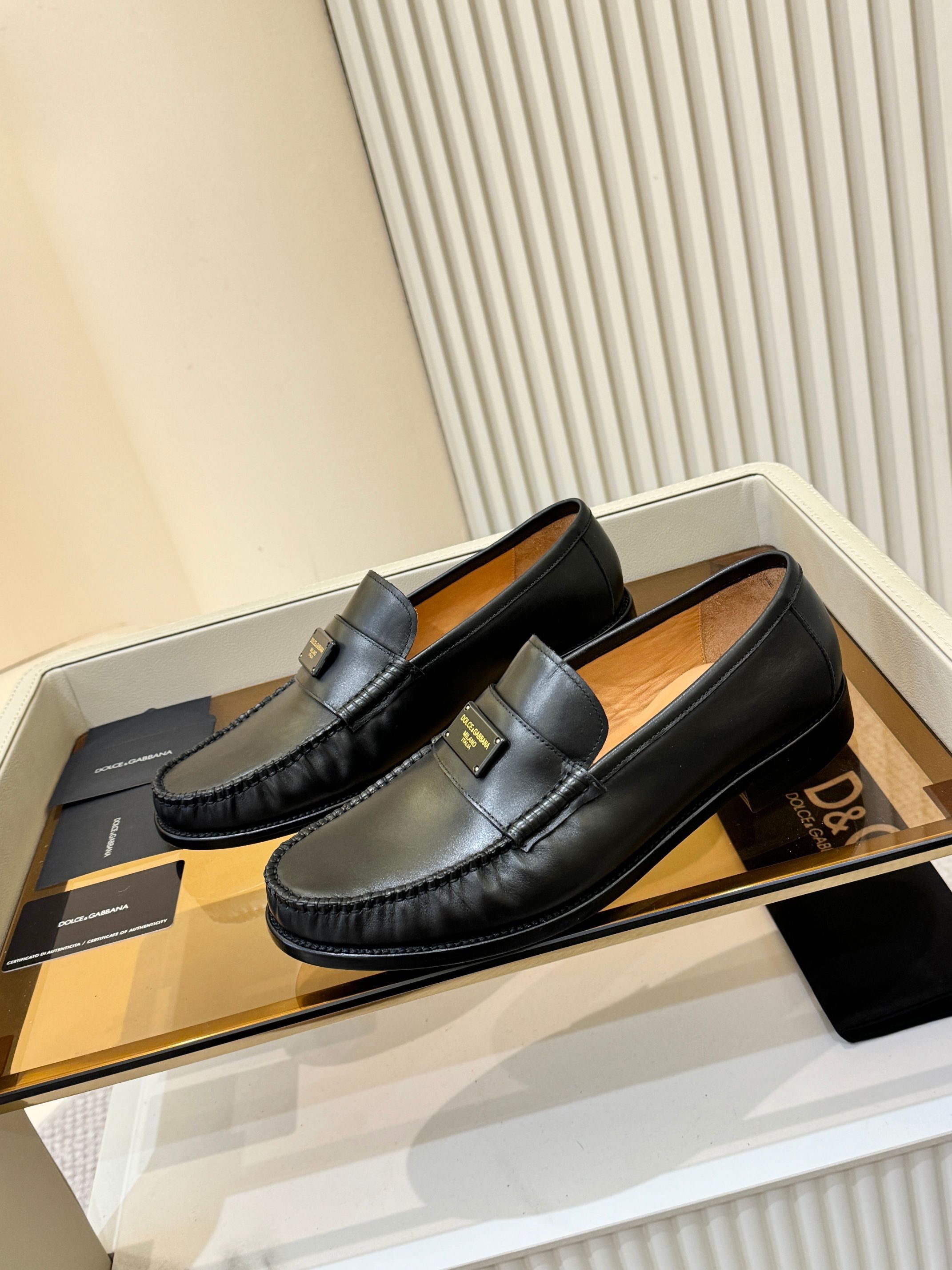 Лоферы мужские Dolce & Gabbana чёрного цвета