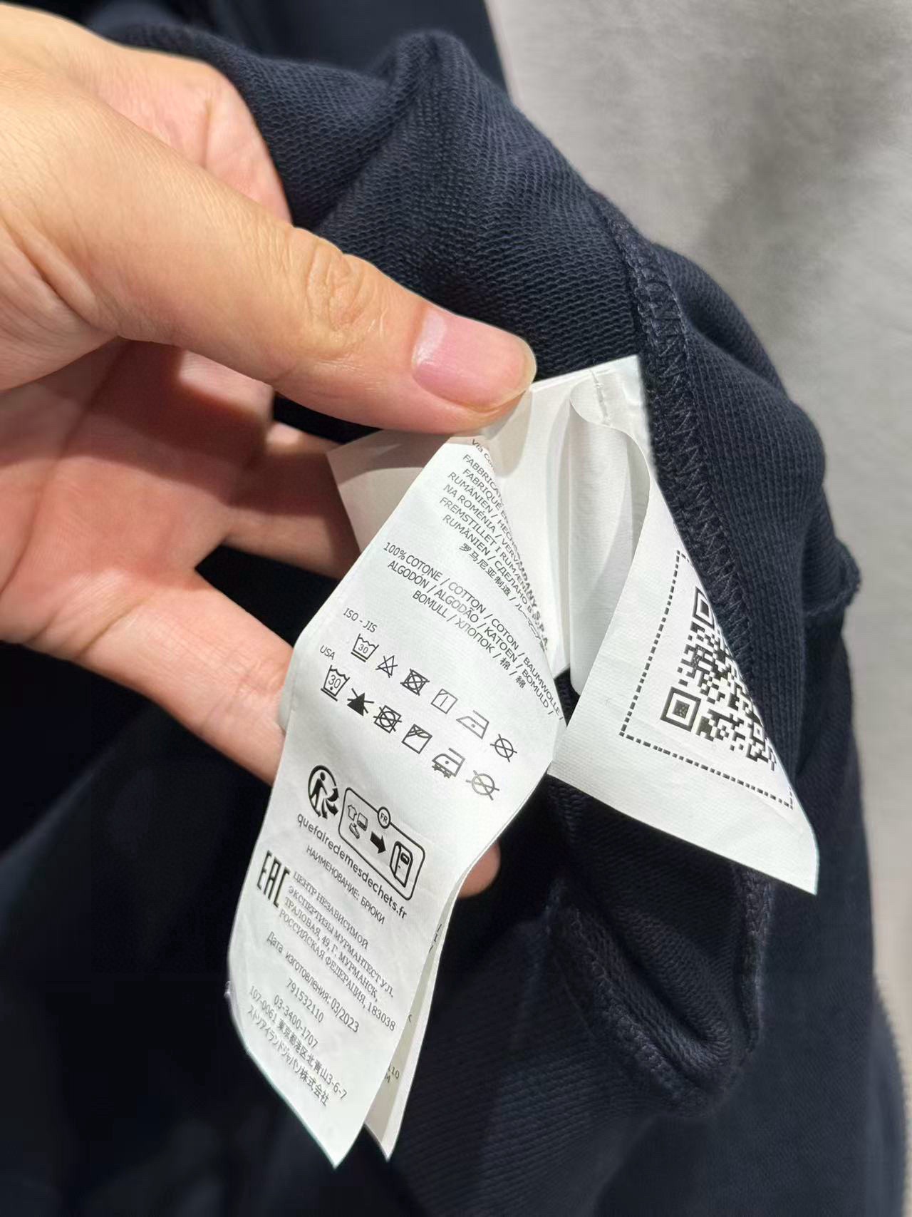 Куртка мужская Stone Island Ghost из хлопкового трикотажа синего цвета на молнии