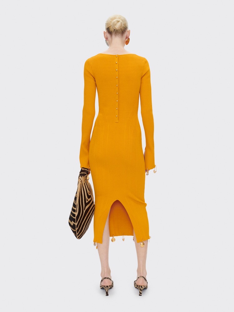 Платье женское Schiaparelli оранжевого цвета