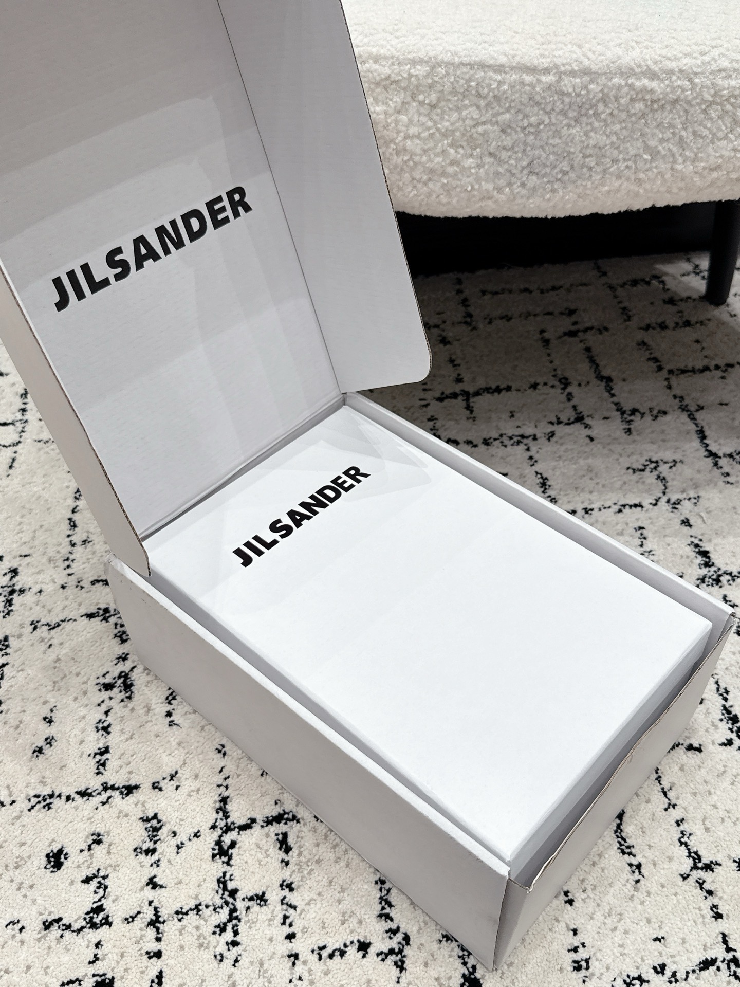 Кроссовки женские в стиле Jil Sander серого цвета