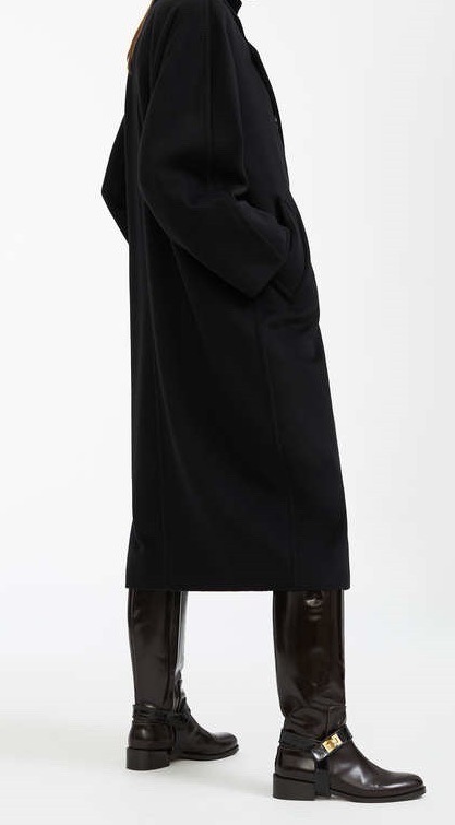 Пальто женское в стиле Max Mara Anne-Marie Beretta чёрного цвета